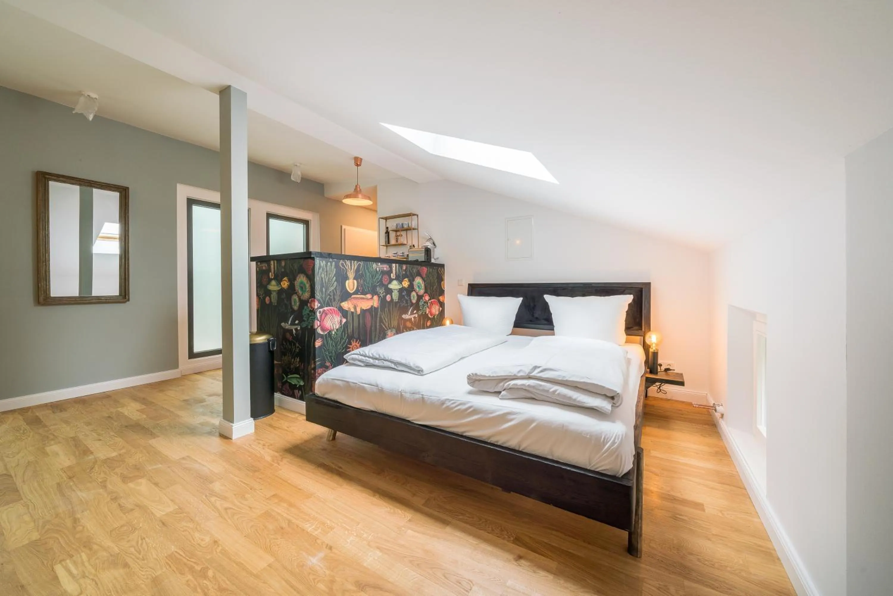 Bedroom, Bed in Design Apartments - "Villa Arnim"