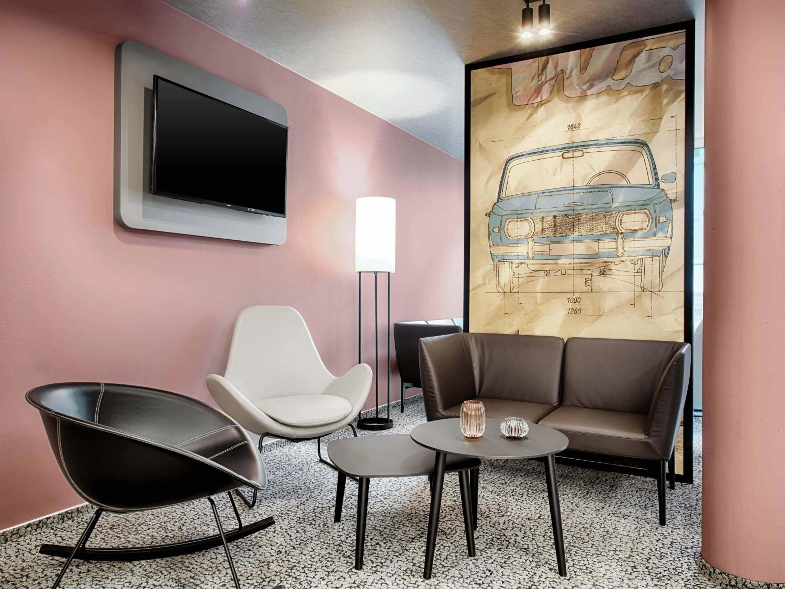 Lobby or reception in B&B Hotel Eisenach