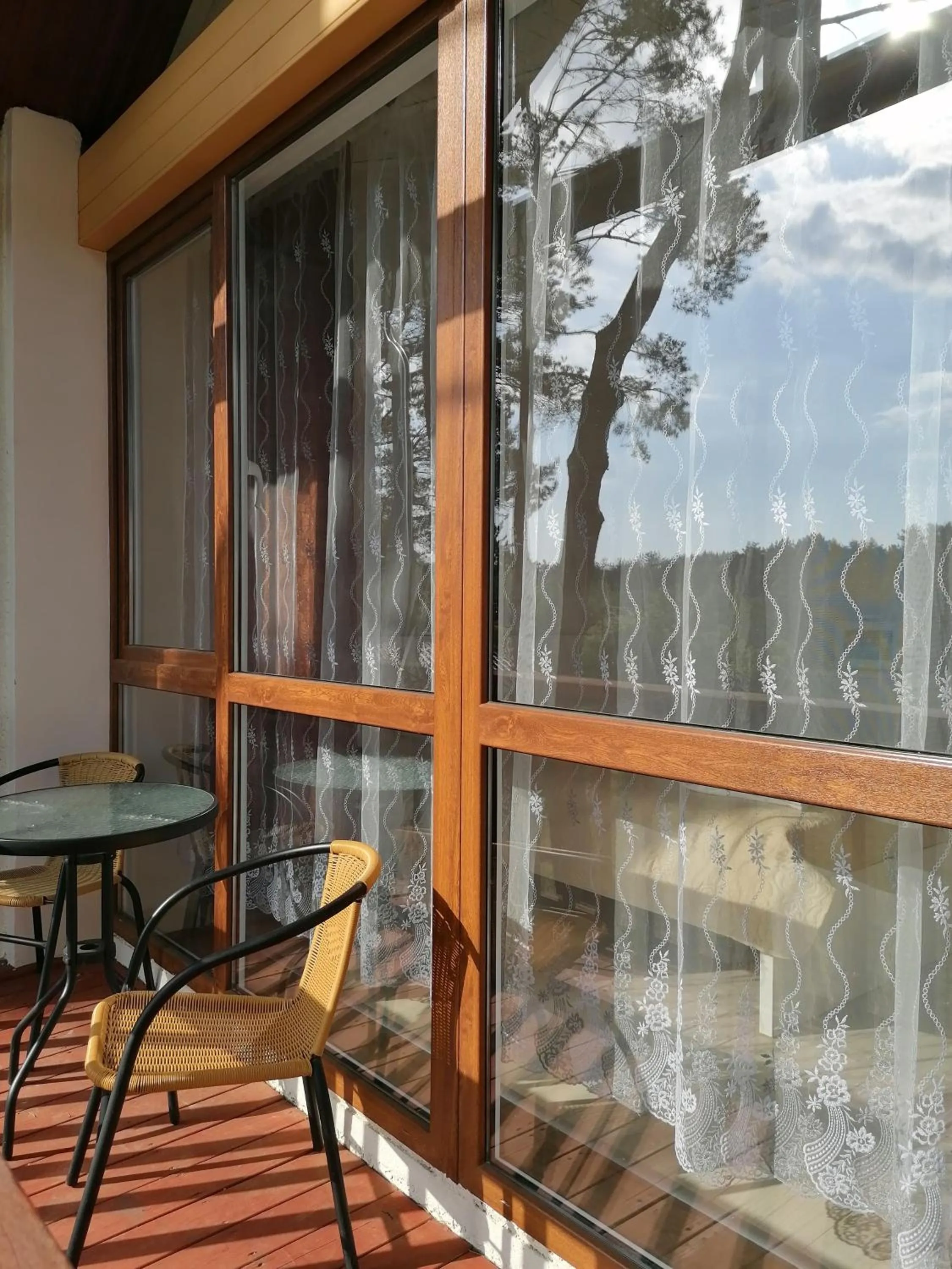 Balcony/Terrace in Poilsio namai Banga Sventojoje