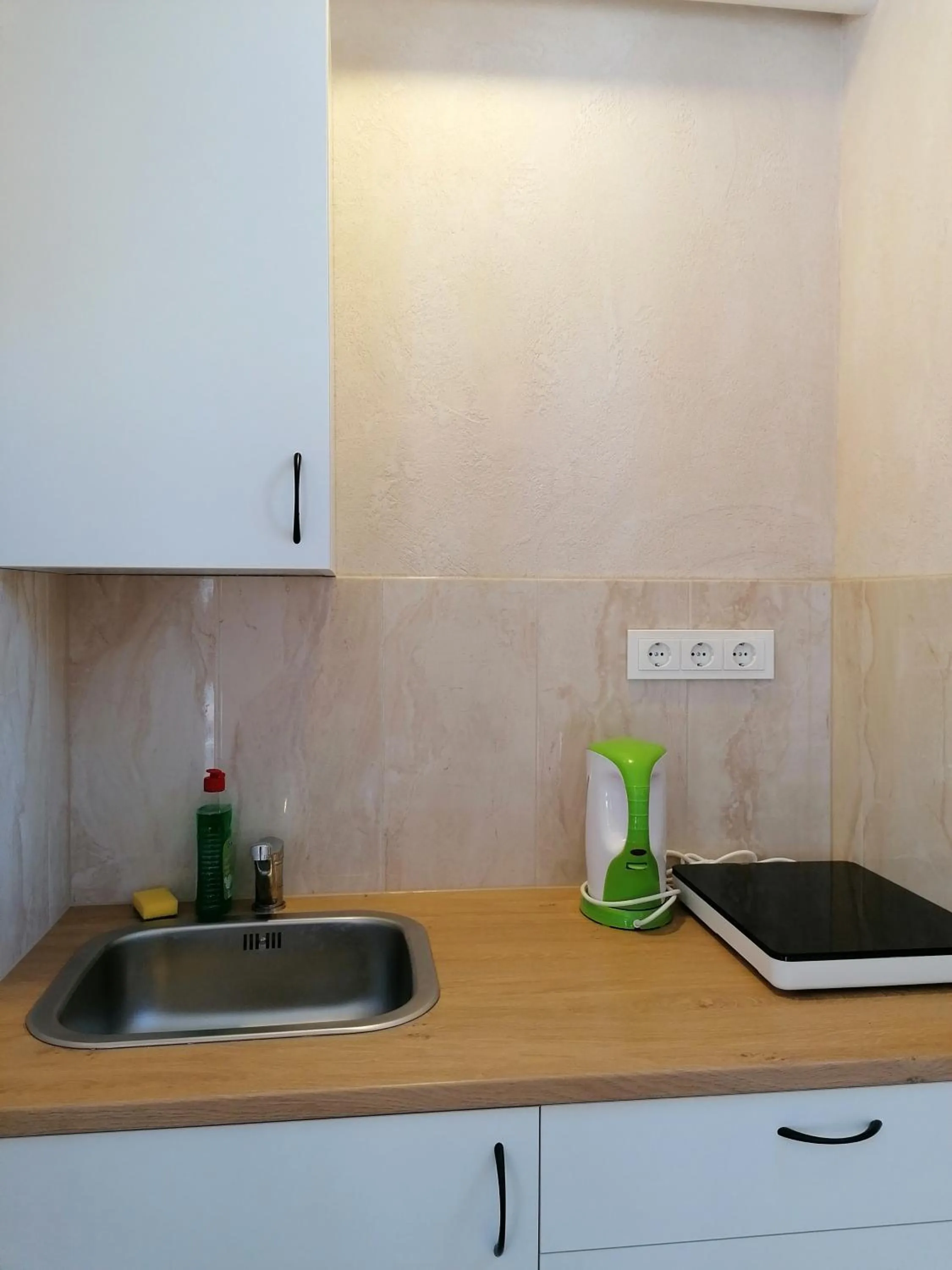 Kitchen or kitchenette in Poilsio namai Banga Sventojoje