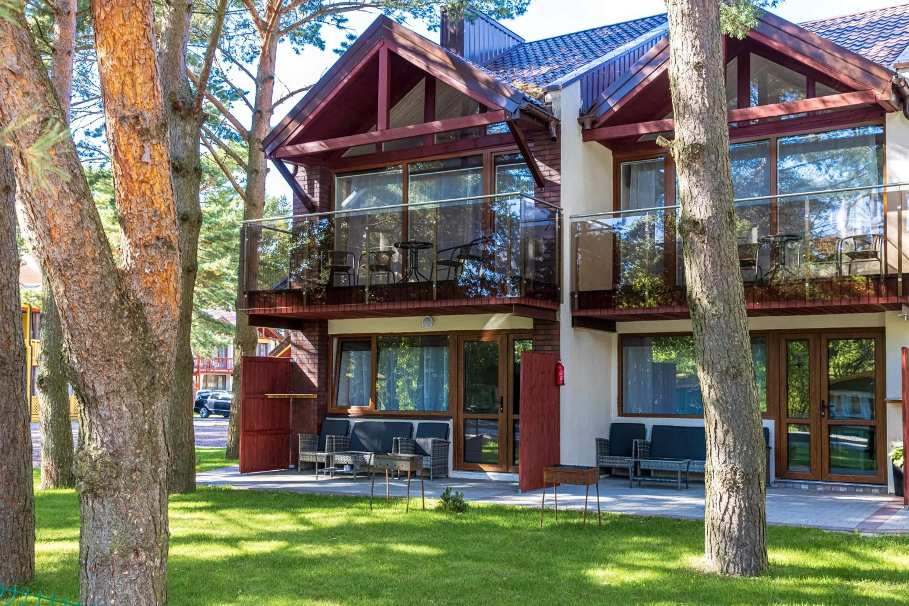 Facade/entrance in Poilsio namai Banga Sventojoje