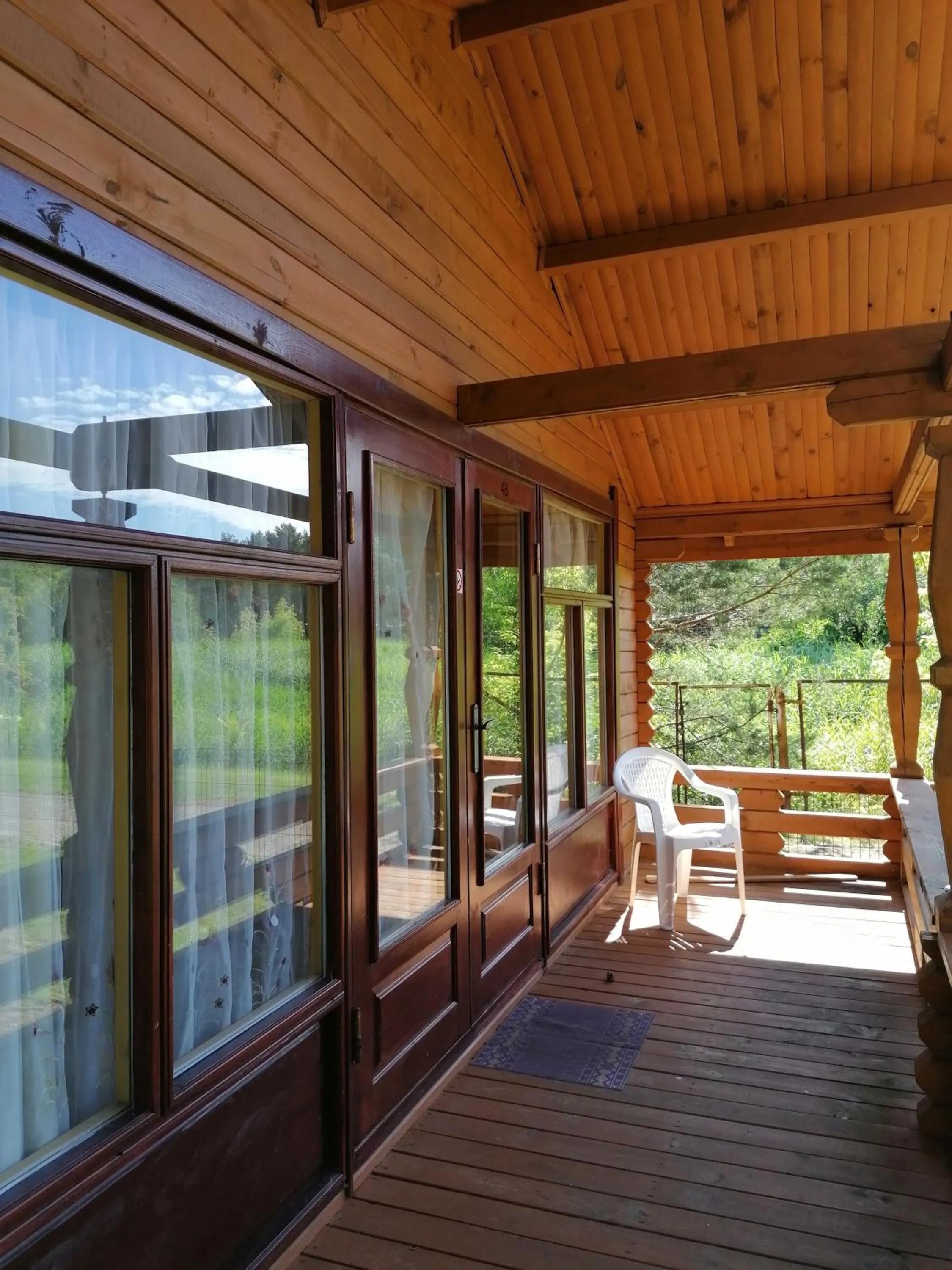 Balcony/Terrace in Poilsio namai Banga Sventojoje