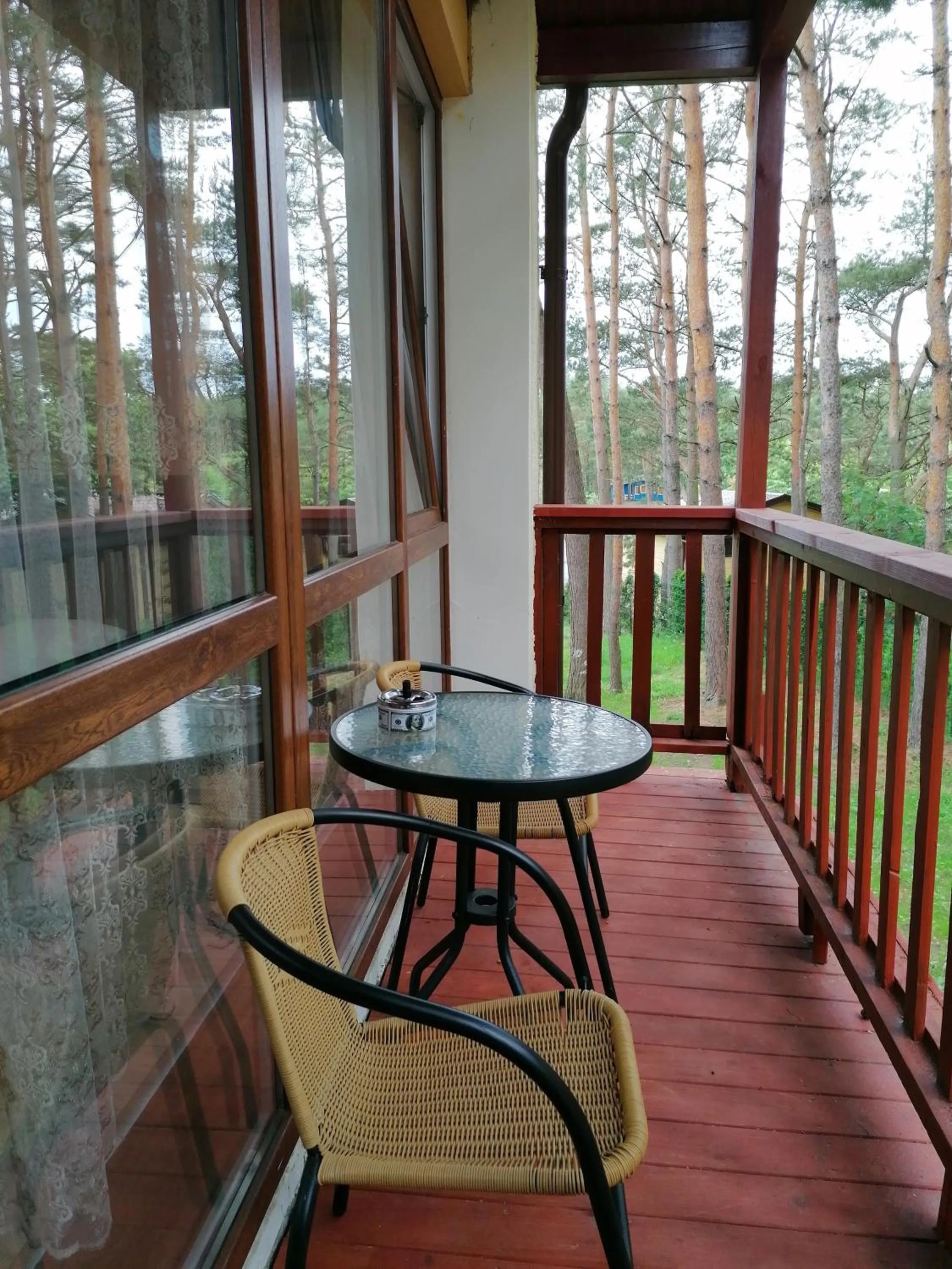 Balcony/Terrace in Poilsio namai Banga Sventojoje