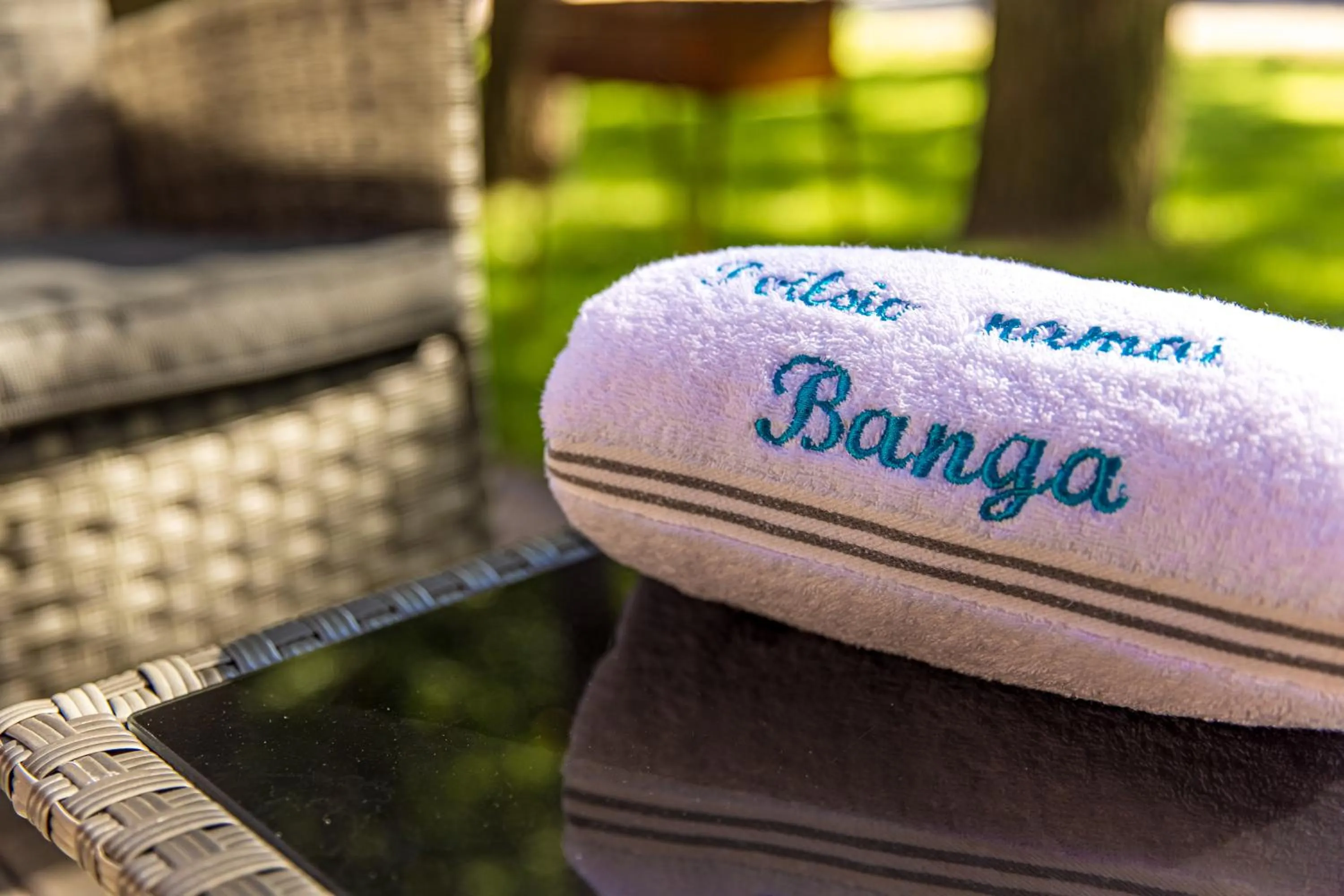 towels in Poilsio namai Banga Sventojoje