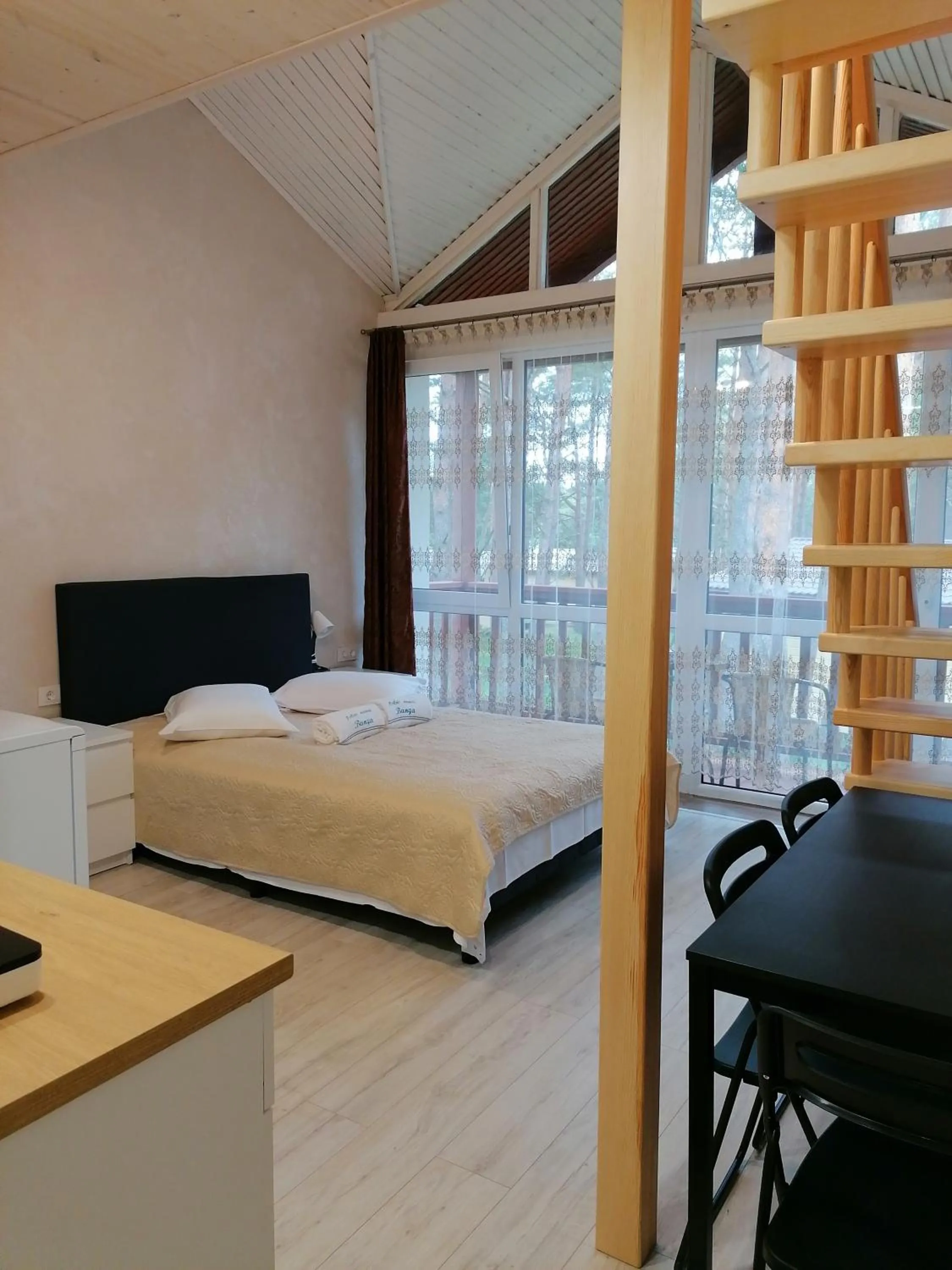 Balcony/Terrace in Poilsio namai Banga Sventojoje