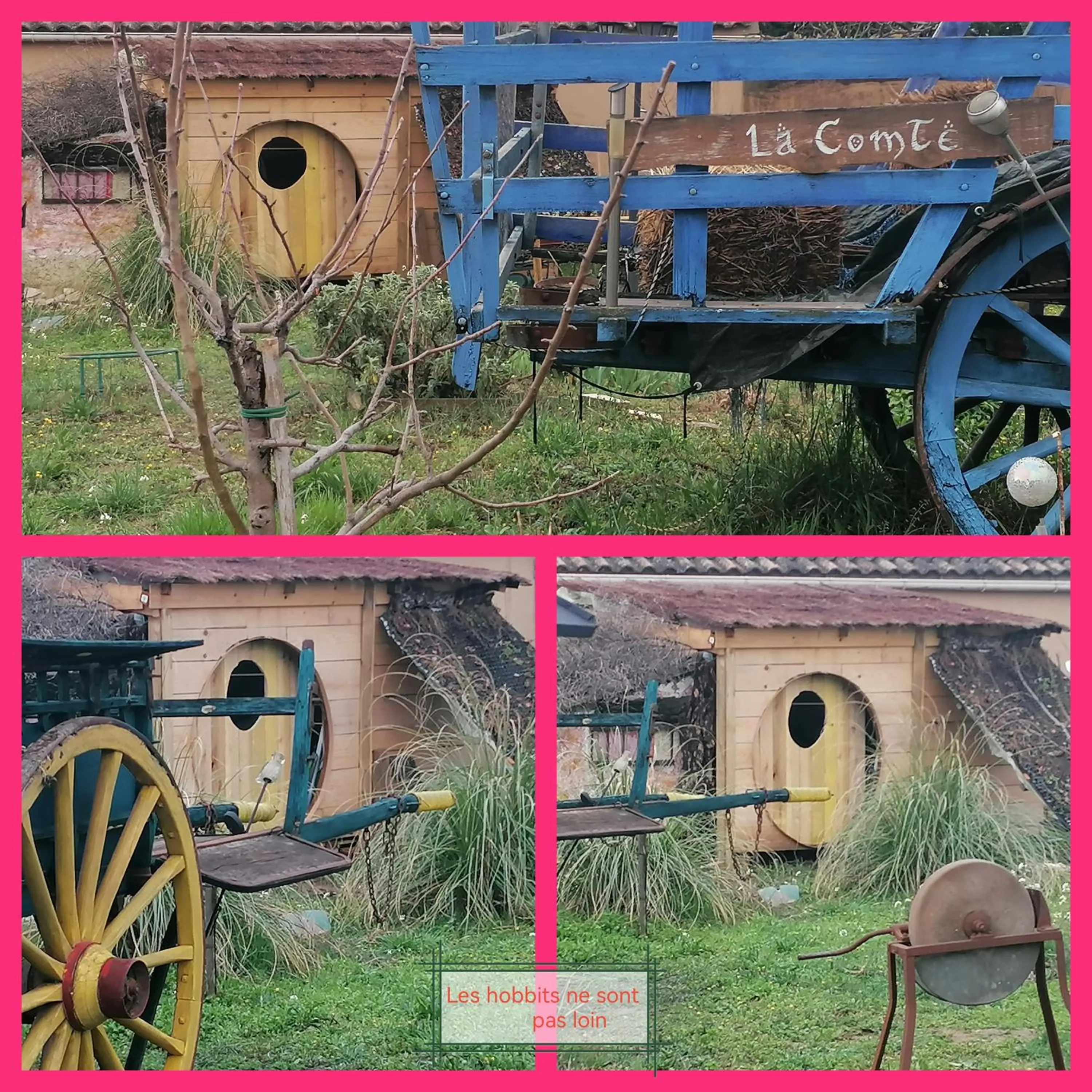 Text overlay in la fée viviane et michel l'enchanteur