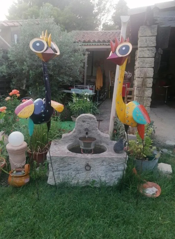 Garden in la fée viviane et michel l'enchanteur