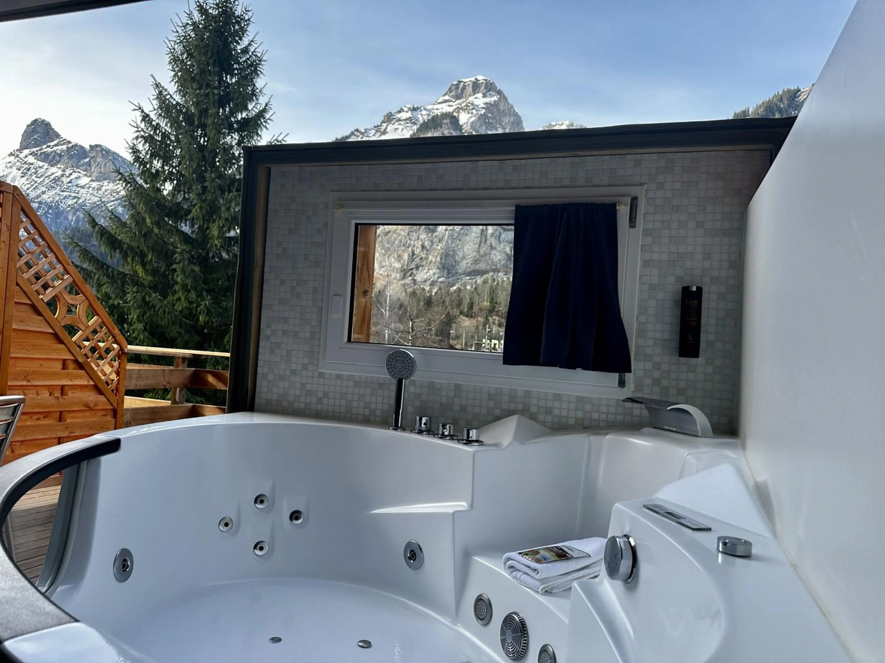 Hot Tub in Chalet Hotel Adler