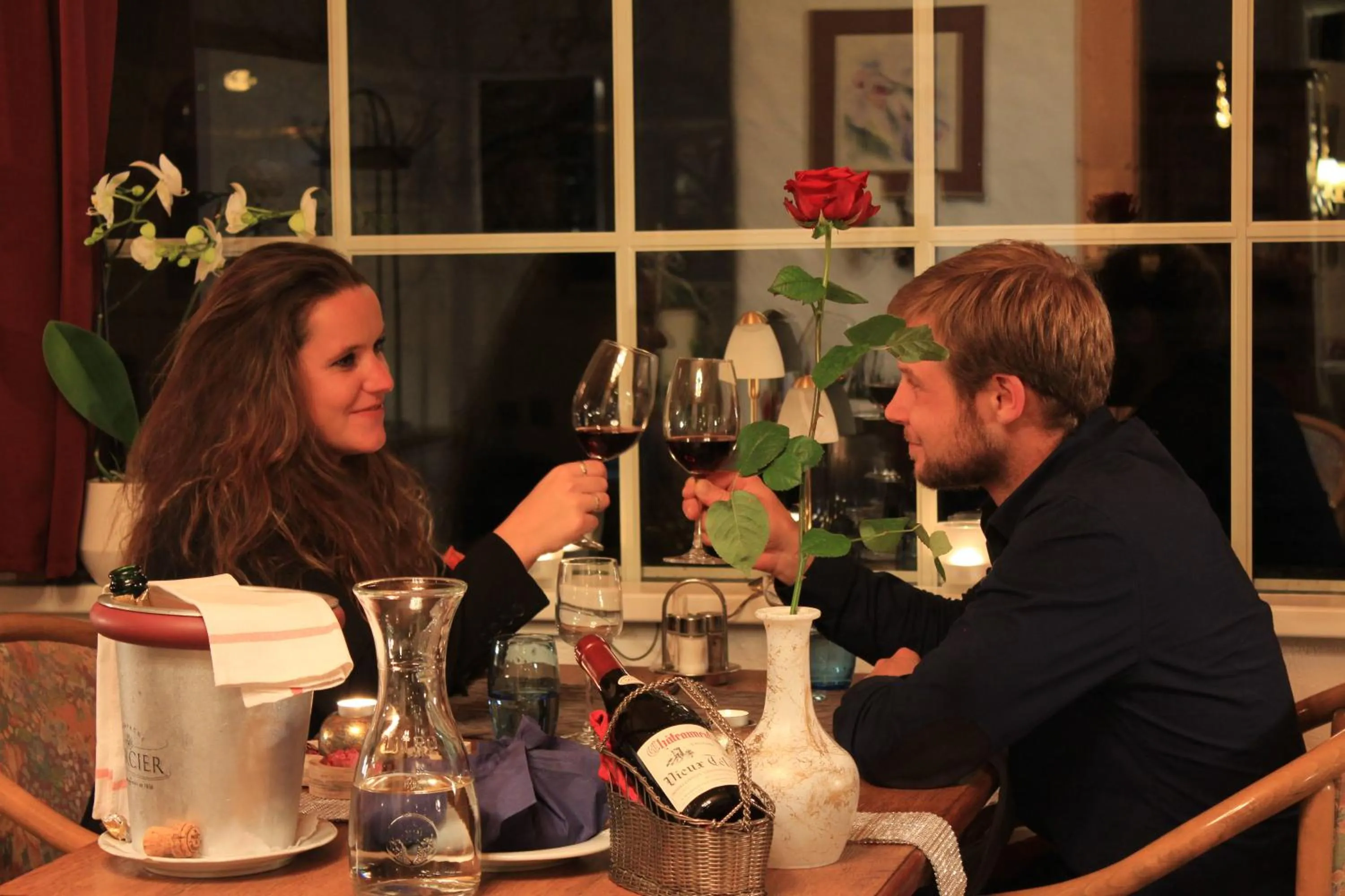 Dinner in Chalet Hotel Adler