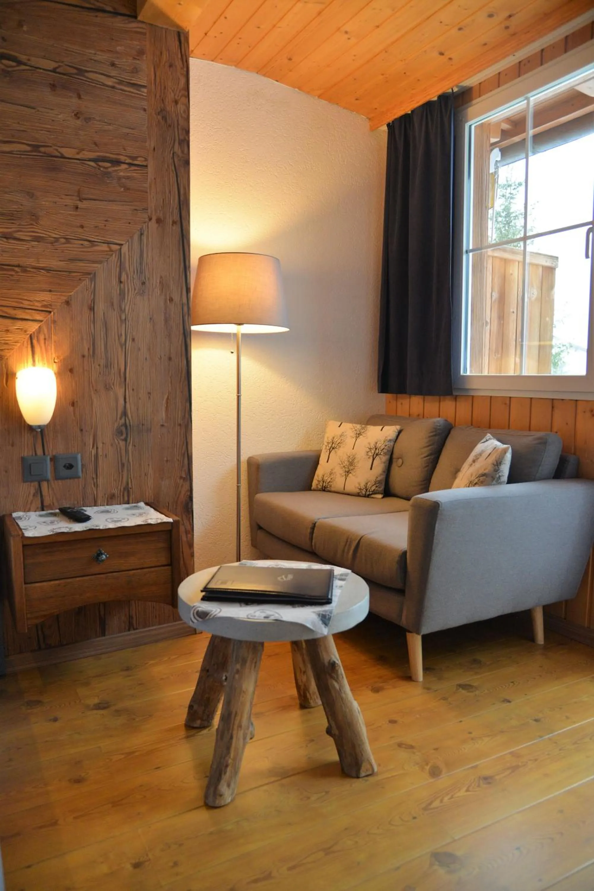 Seating area in Chalet Hotel Adler