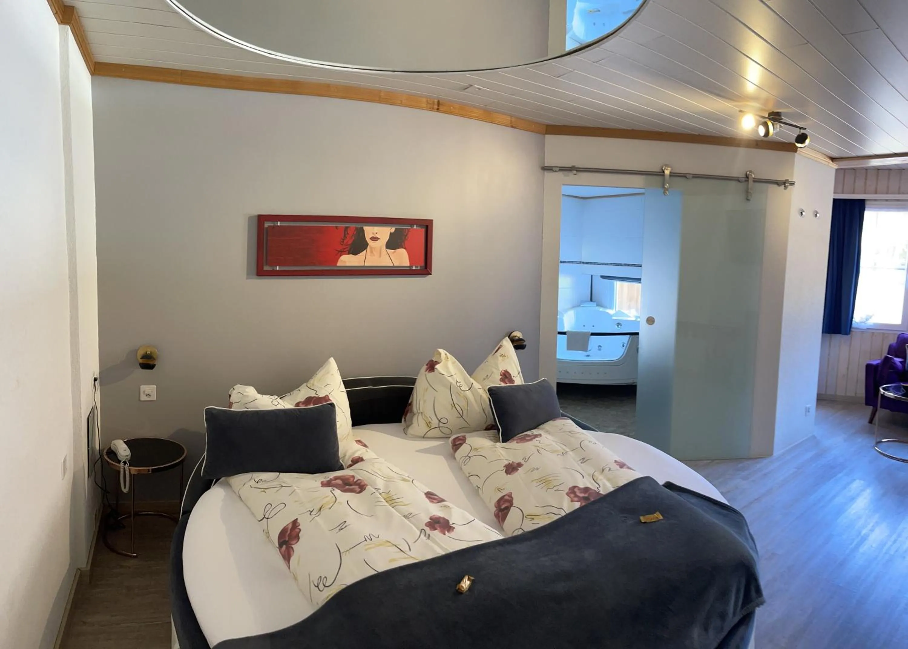Bed in Chalet Hotel Adler
