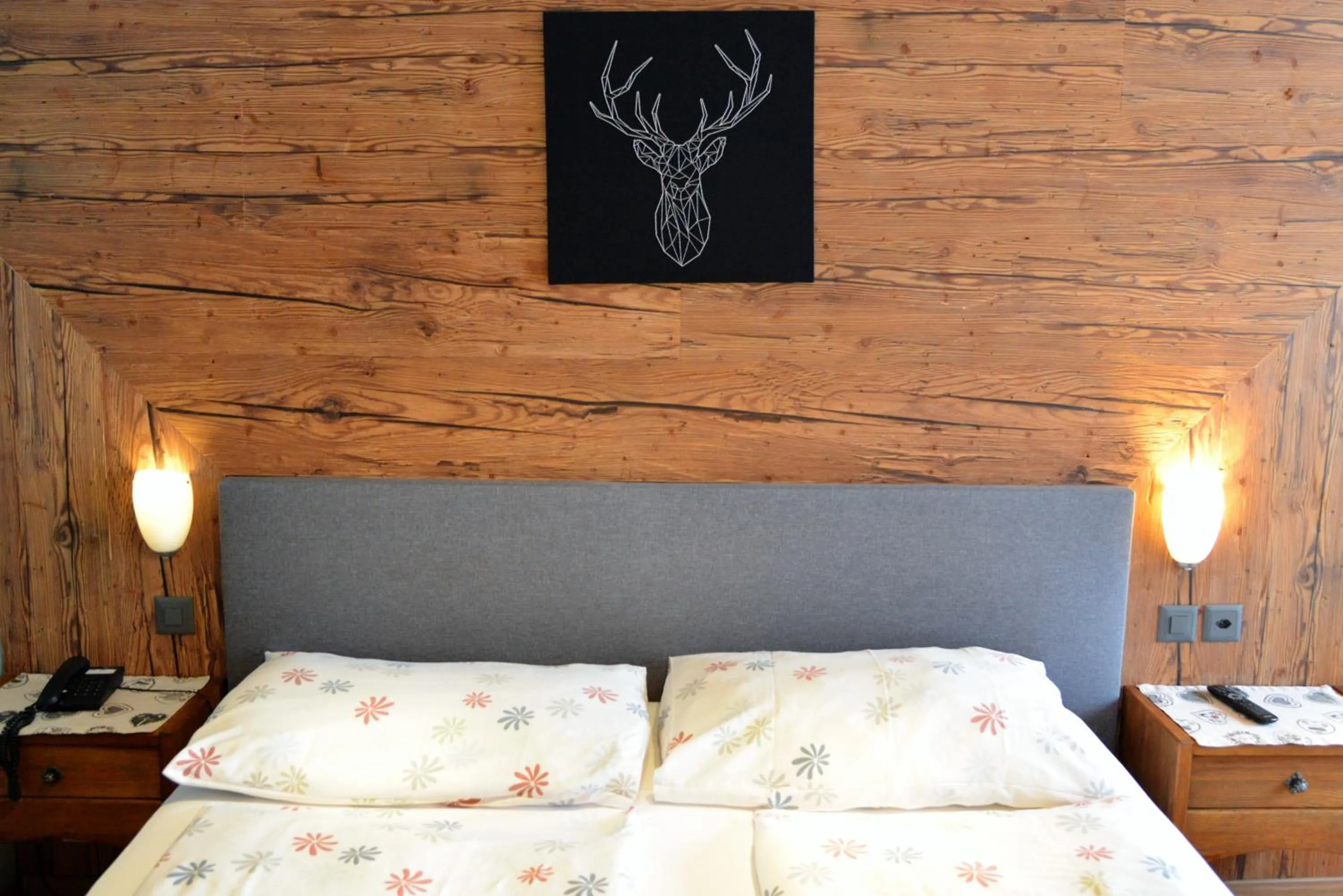 Bed in Chalet Hotel Adler