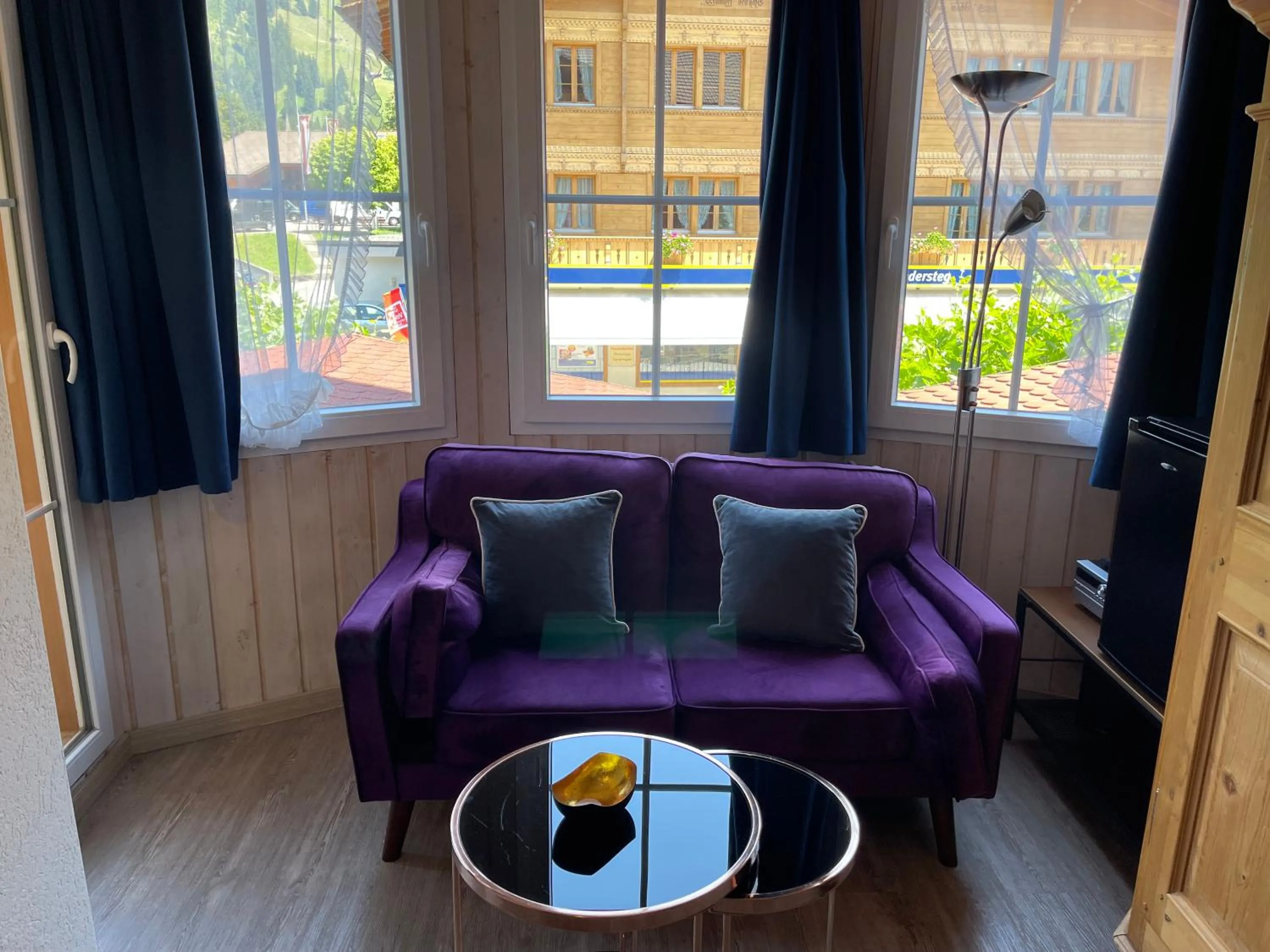 Seating area in Chalet Hotel Adler