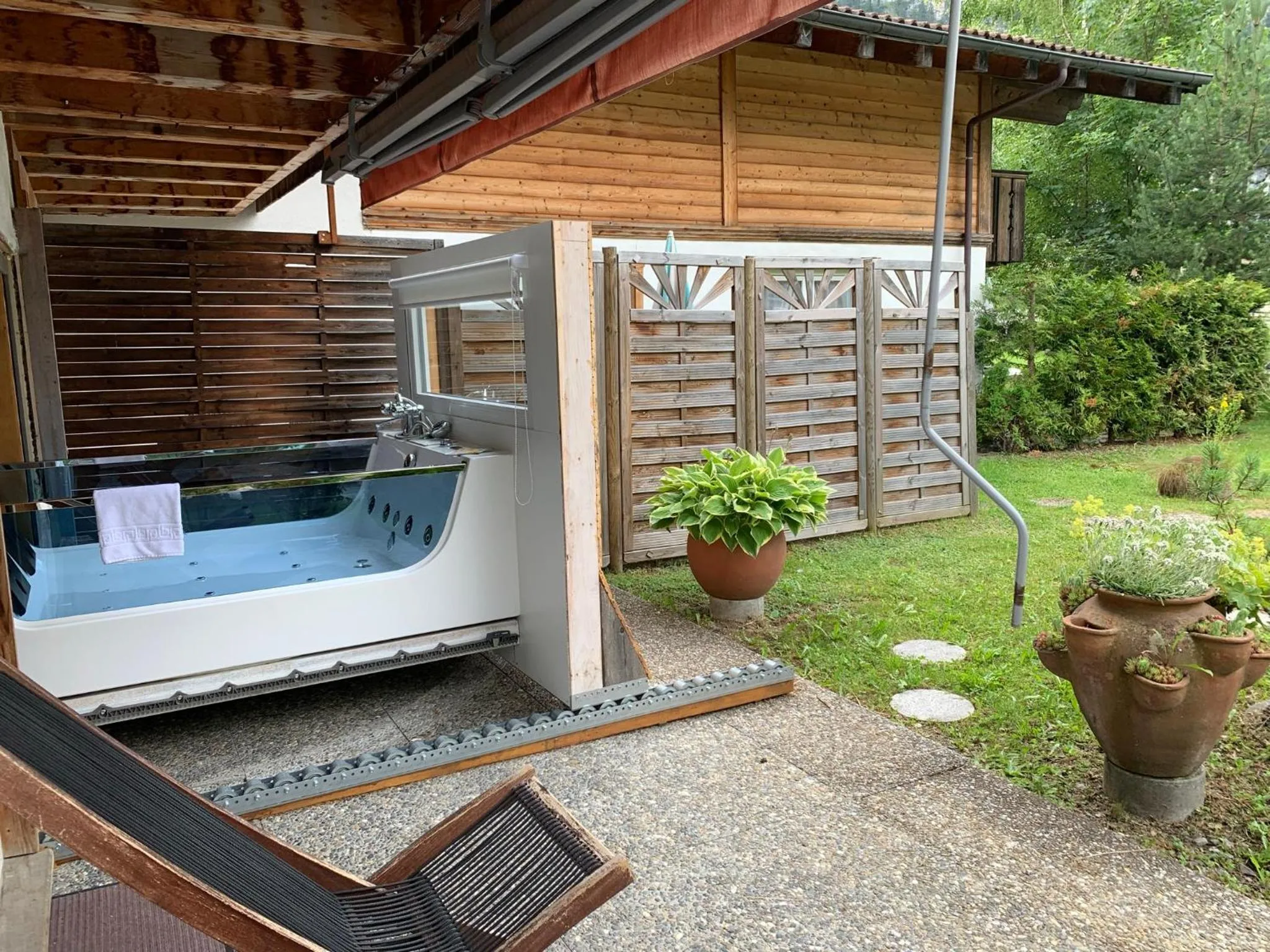 Hot Tub in Chalet Hotel Adler