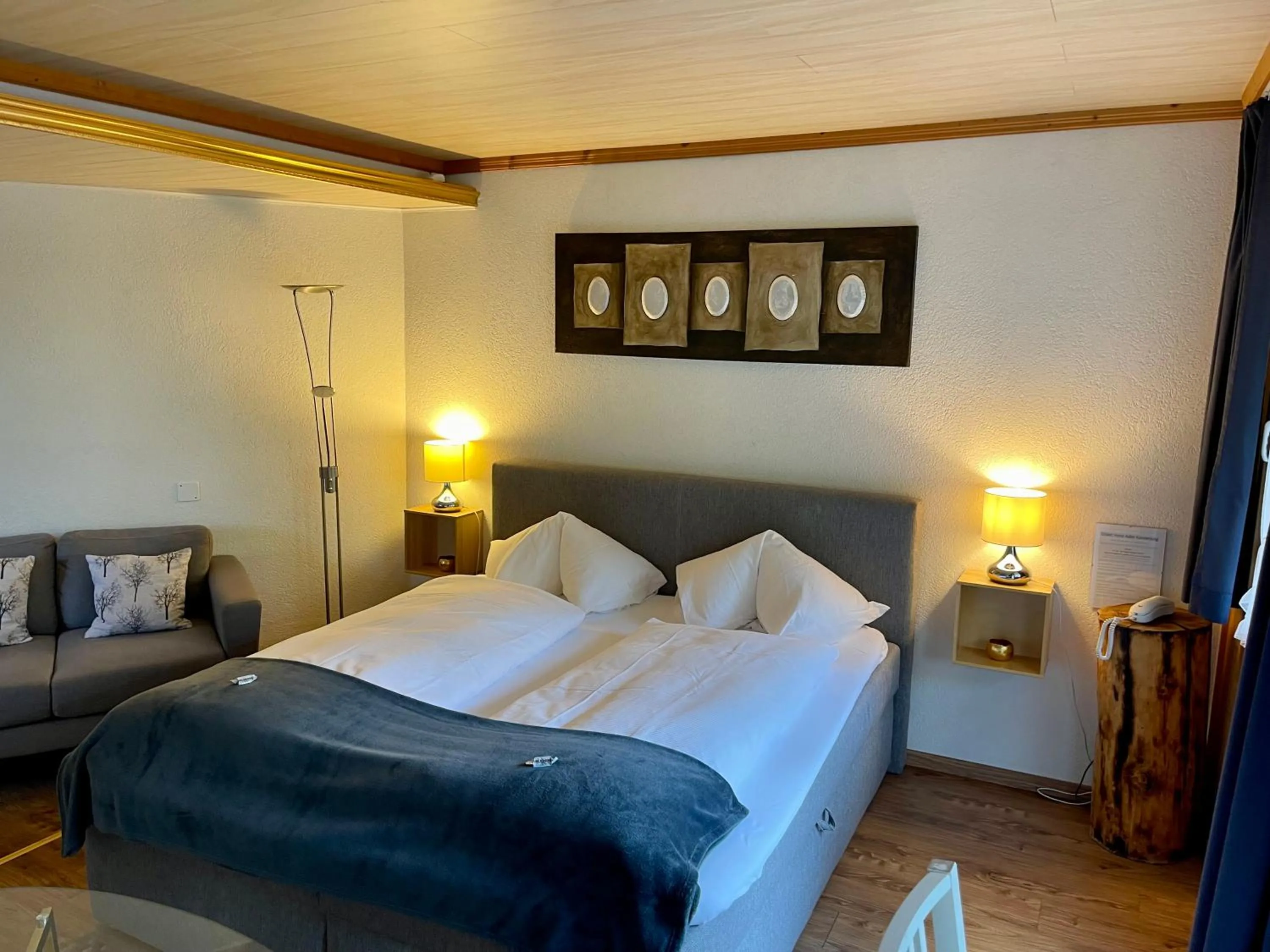 Bed in Chalet Hotel Adler