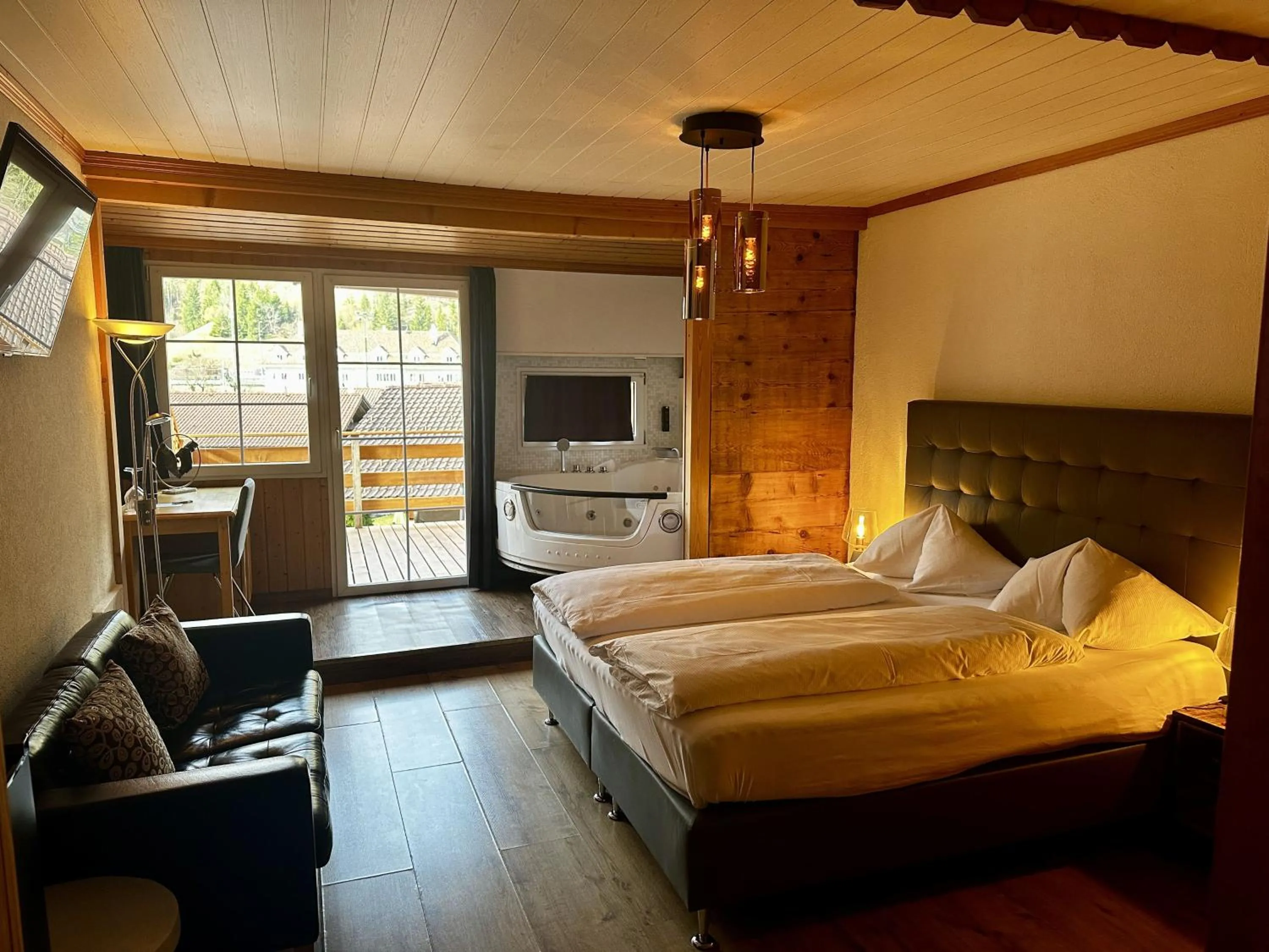 Bedroom, Bed in Chalet Hotel Adler