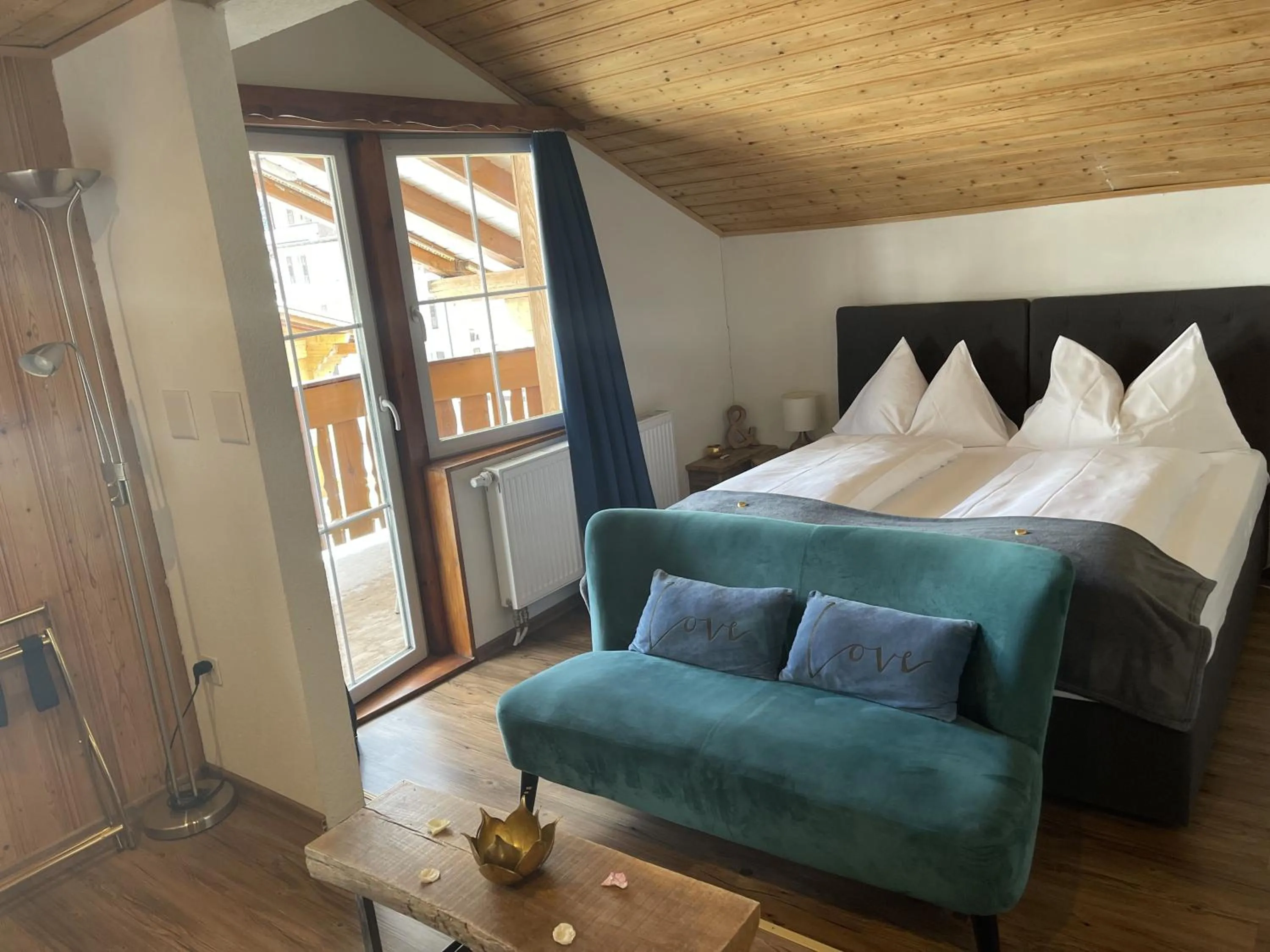 Bed in Chalet Hotel Adler