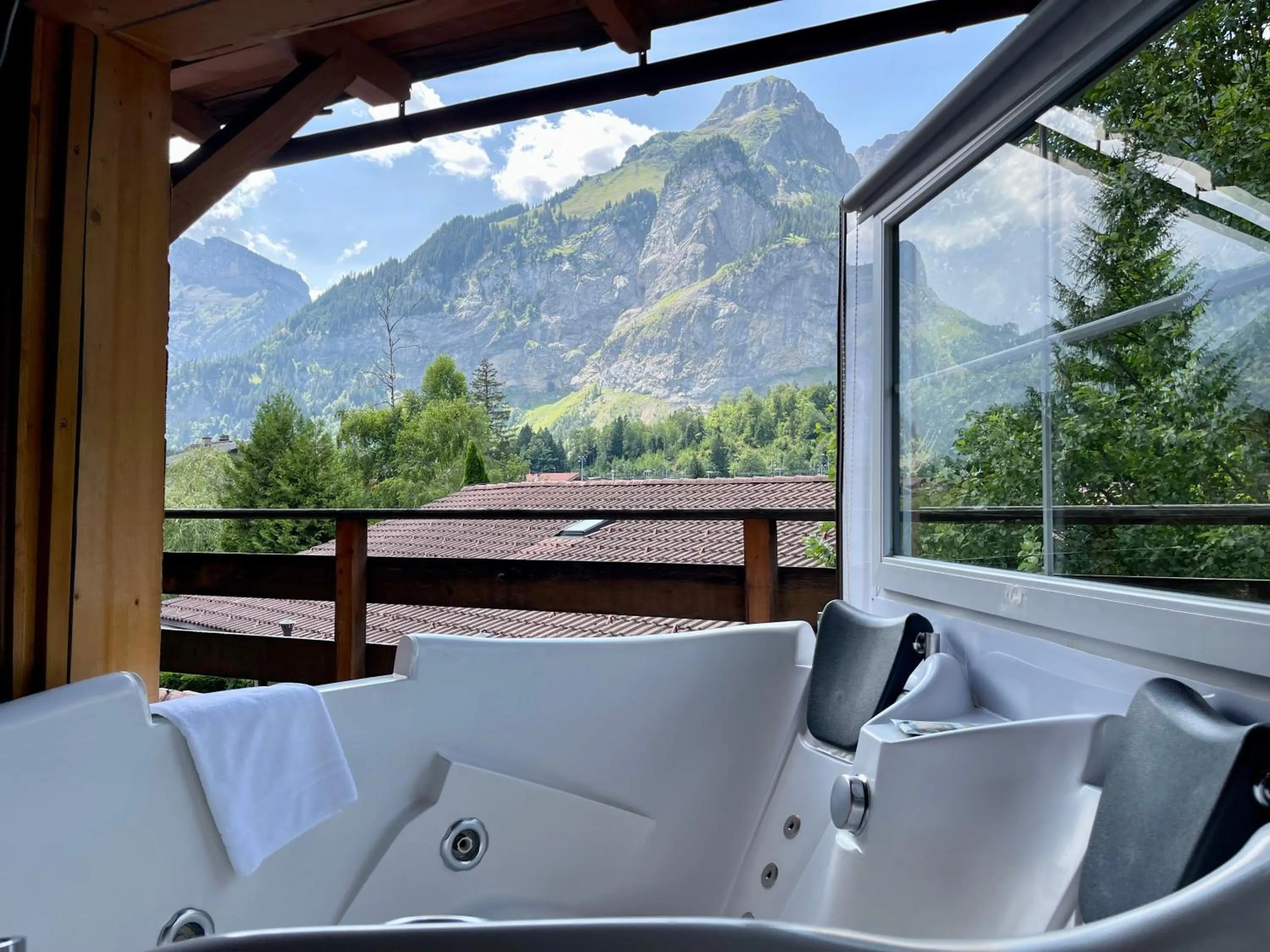 Hot Tub in Chalet Hotel Adler