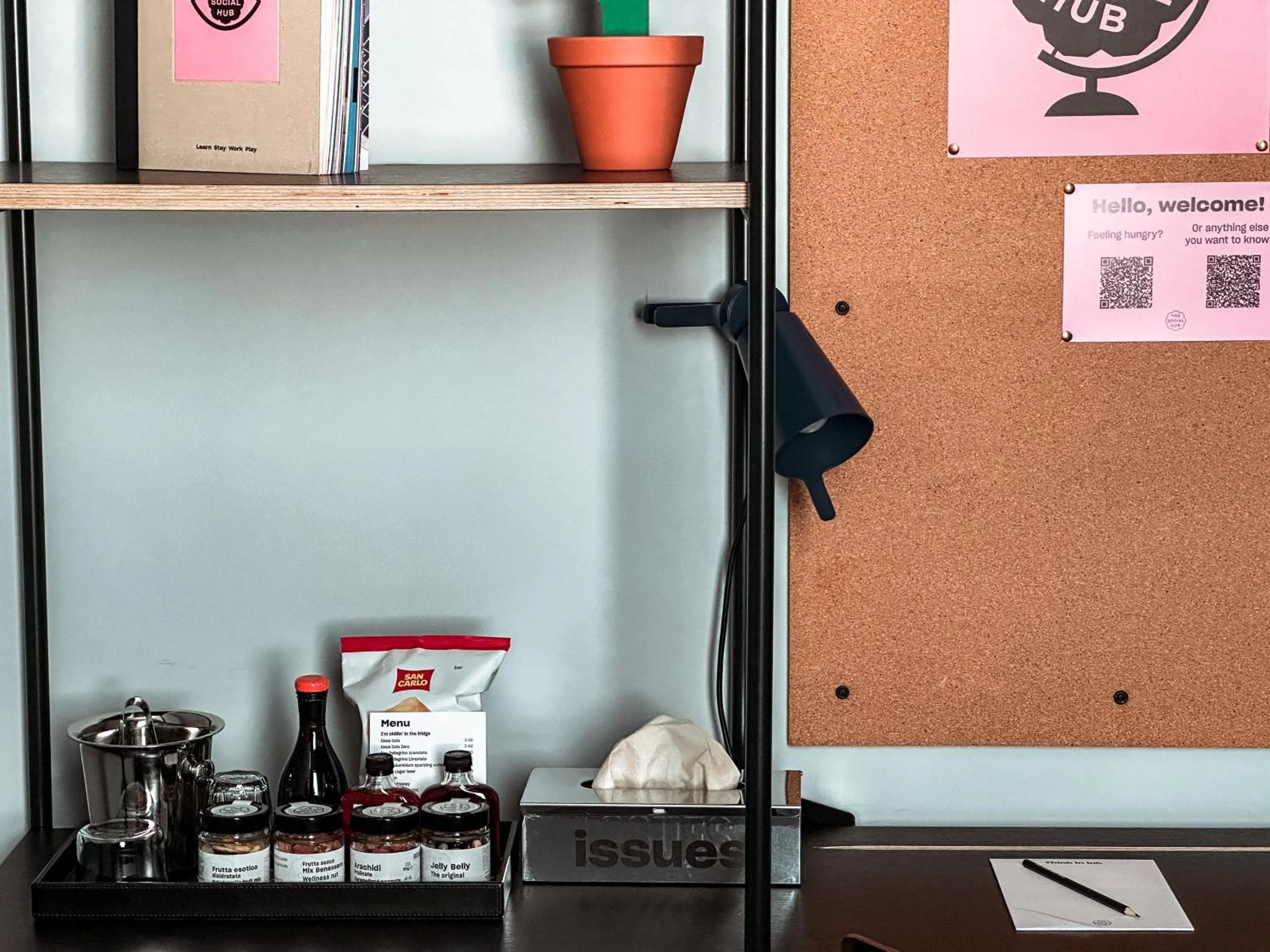 Decorative detail in The Social Hub Bologna