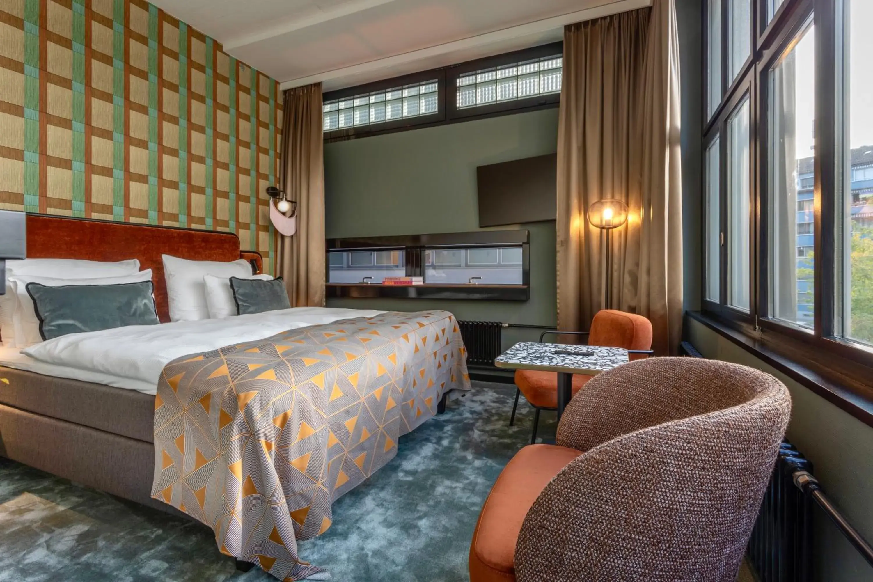 Bed in The Home Hotel Zürich - a member of DESIGN HOTELS Bed in The Home Hotel Zürich - a member of DESIGN HOTELS