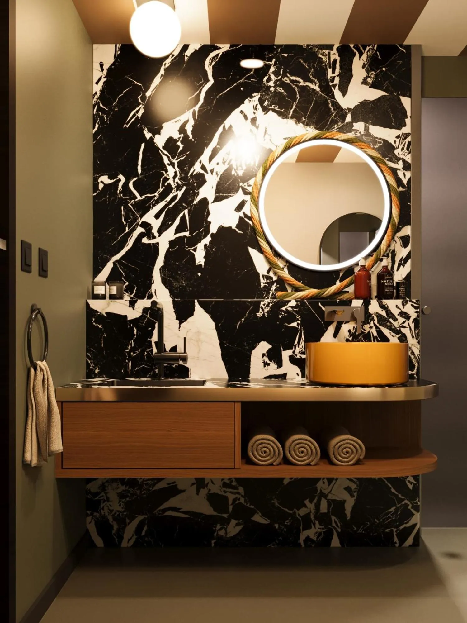 Bathroom in becozy Self Check-in & Pop-up Hotel Sihlcity