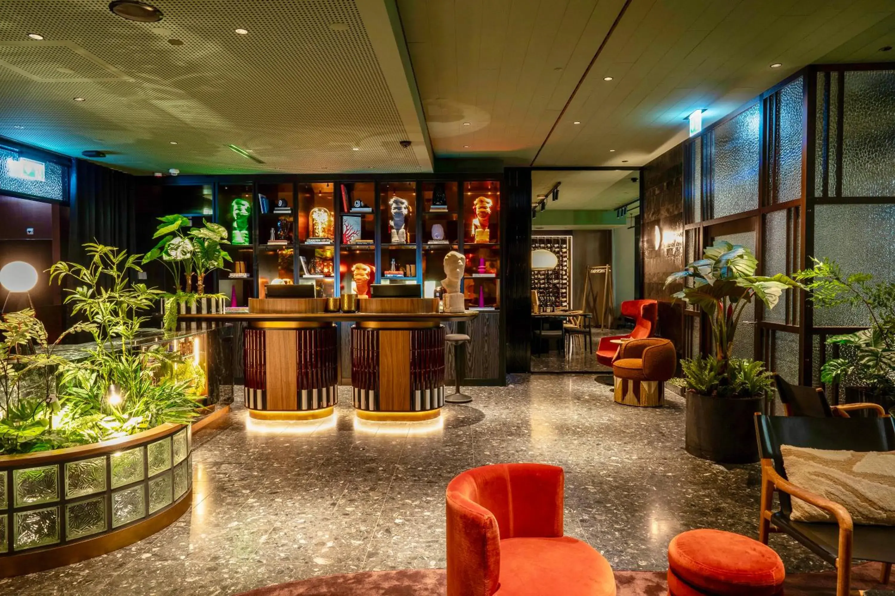 Lobby or reception in The Home Hotel Zürich - a member of DESIGN HOTELS Lobby or reception in The Home Hotel Zürich - a member of DESIGN HOTELS