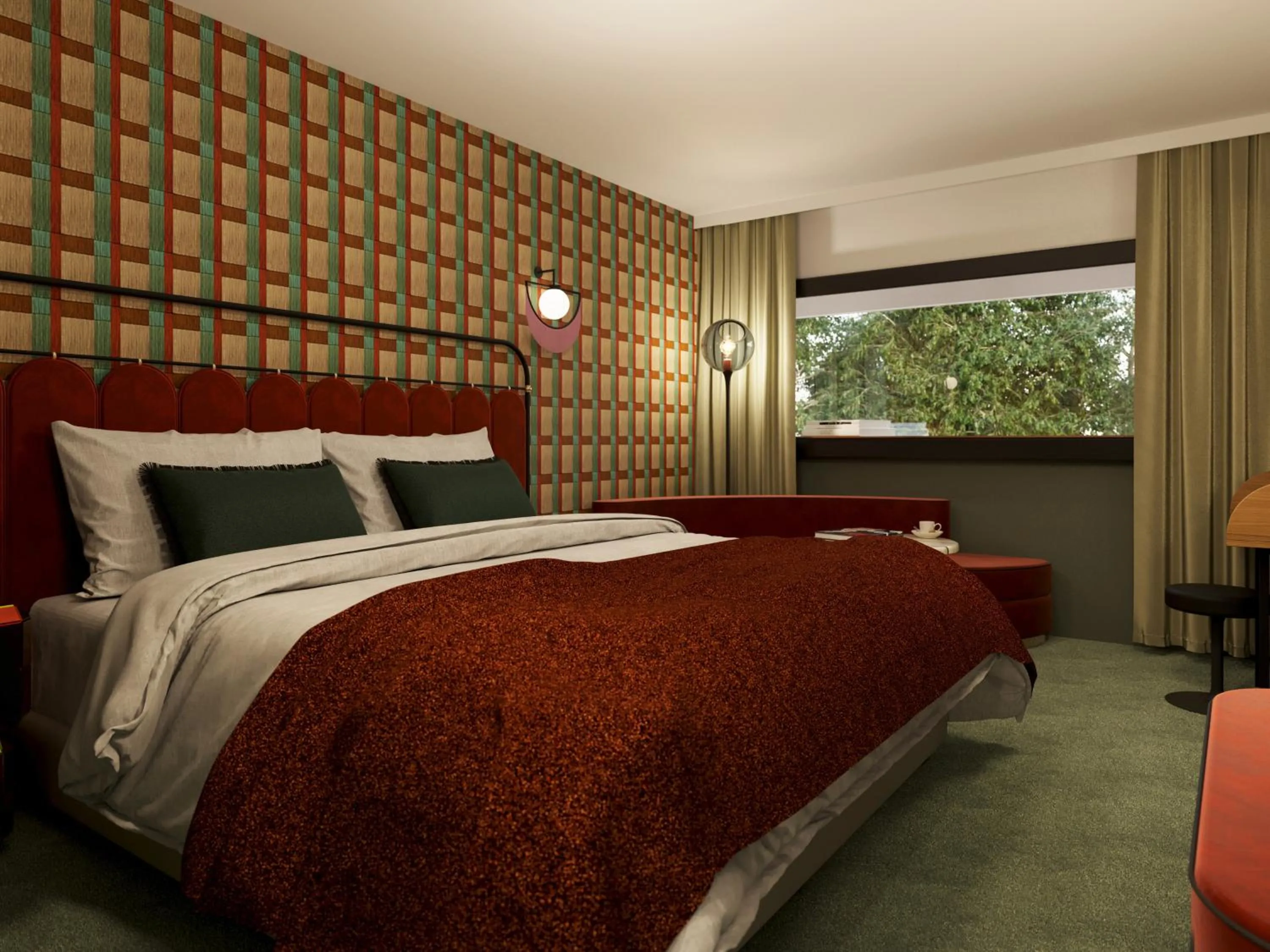 Bed in The Home Hotel Zürich - a member of DESIGN HOTELS