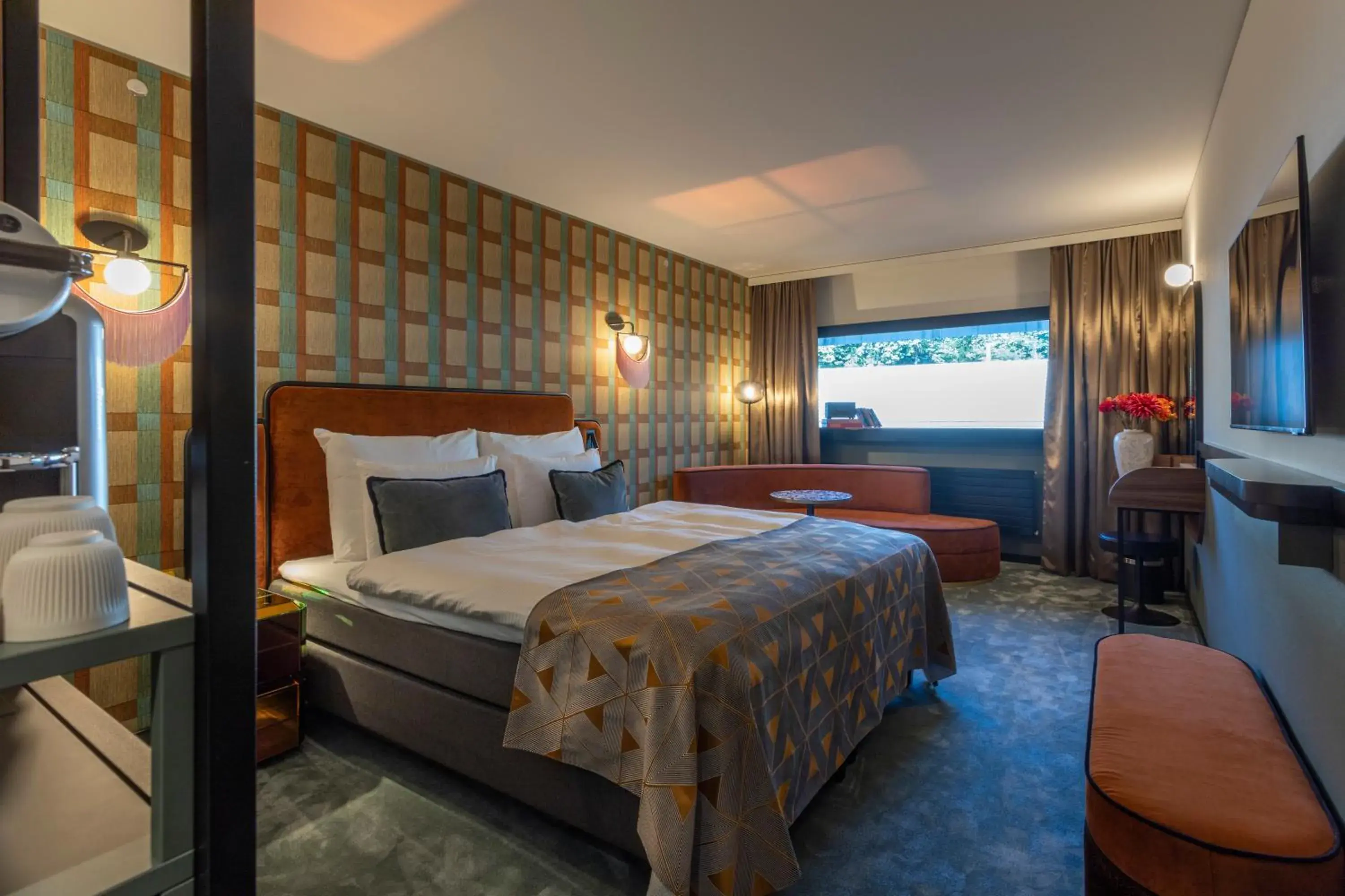 Bed in The Home Hotel Zürich - a member of DESIGN HOTELS Bed in The Home Hotel Zürich - a member of DESIGN HOTELS