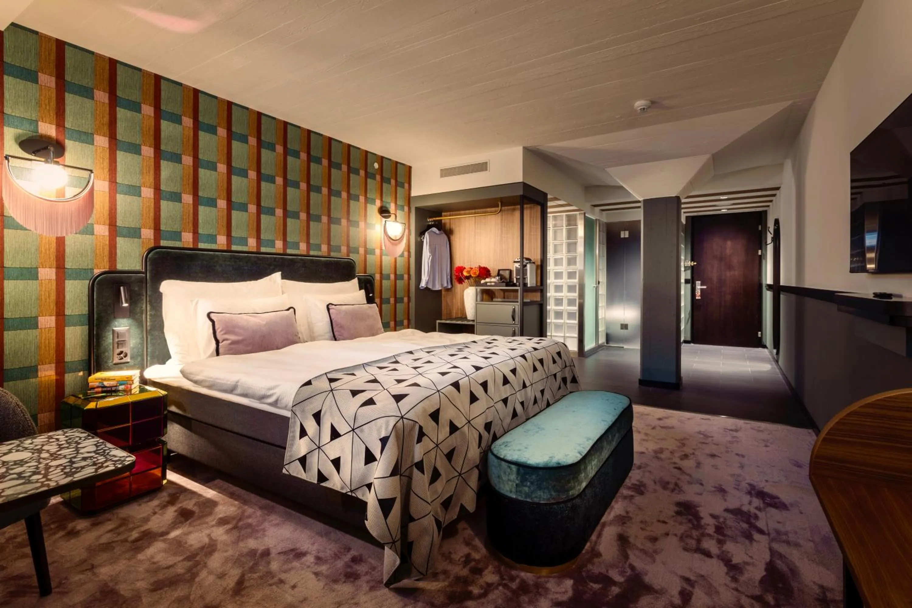 Bed in The Home Hotel Zürich - a member of DESIGN HOTELS