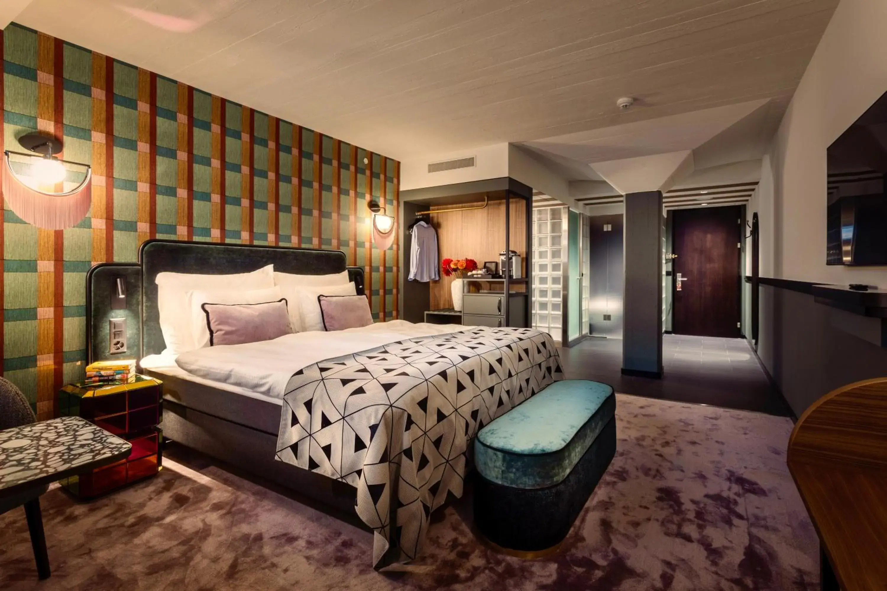 Bed in The Home Hotel Zürich - a member of DESIGN HOTELS Bed in The Home Hotel Zürich - a member of DESIGN HOTELS