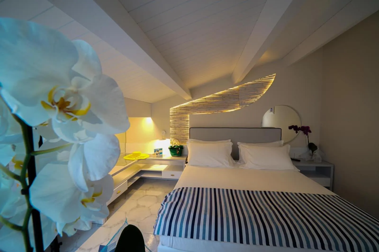 Bedroom, Bed in Franco's House Tropea