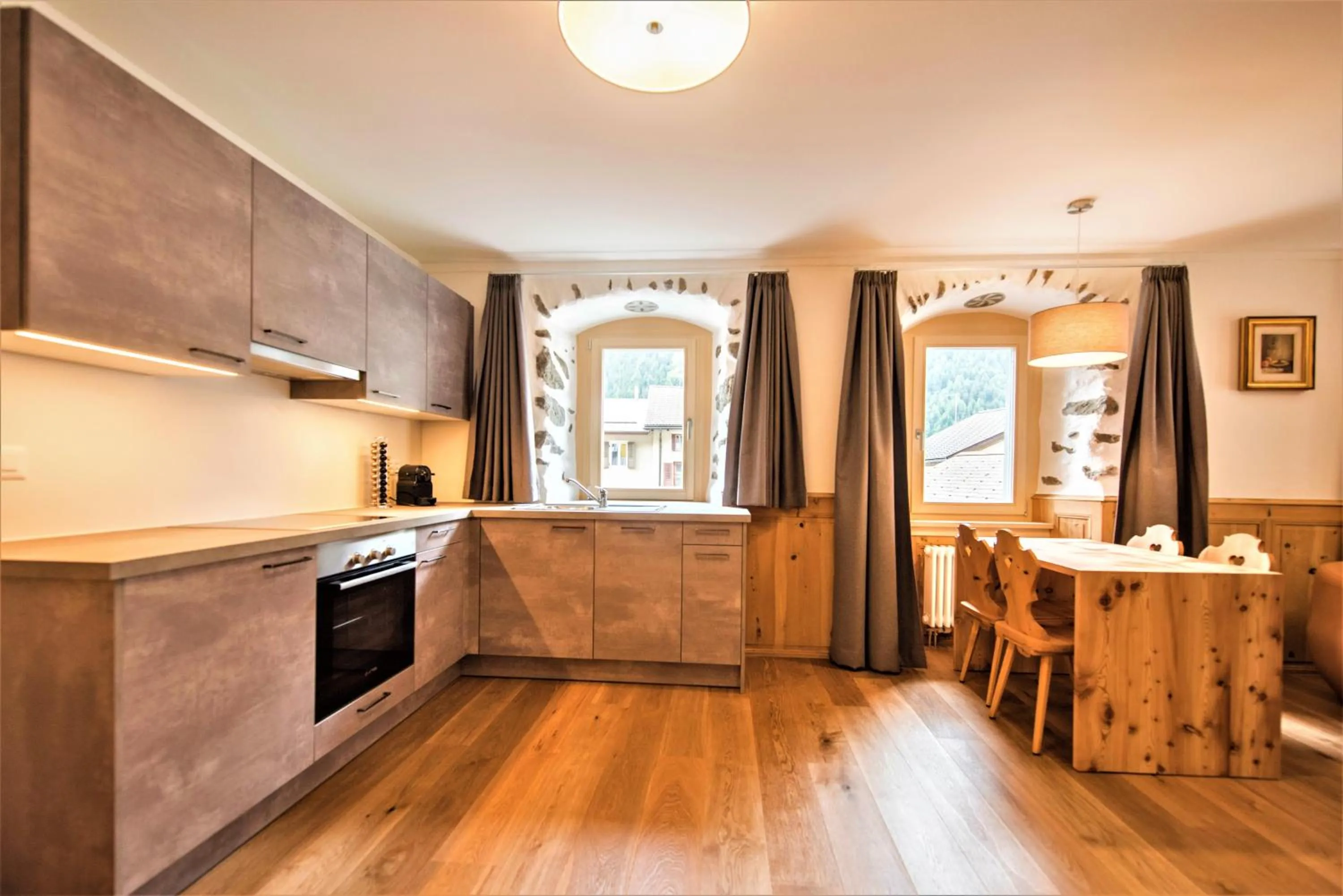 Kitchen or kitchenette in Hotel Münsterhof