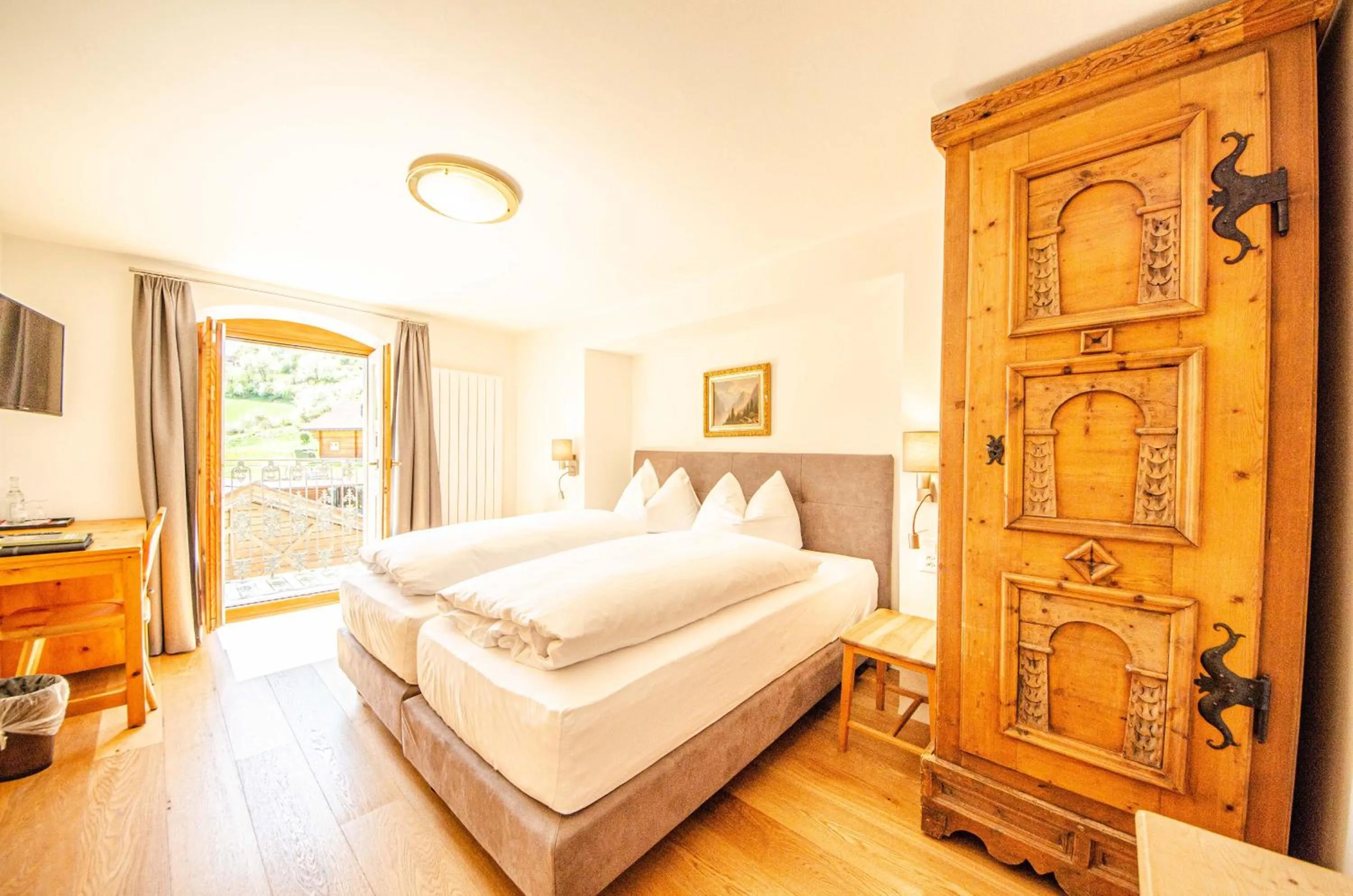 Bedroom, Bed in Hotel Münsterhof