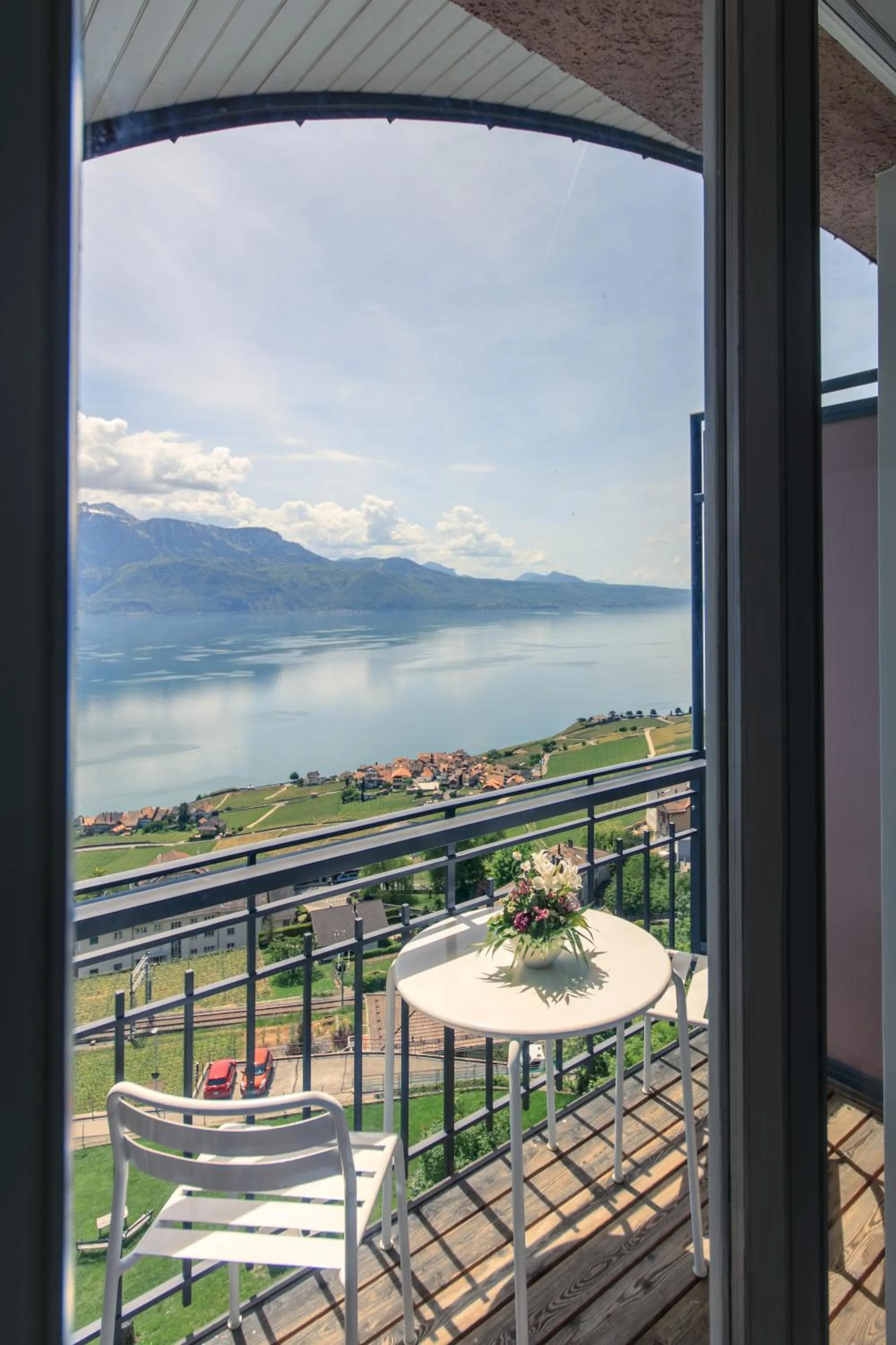 Balcony/Terrace in Hôtel Prealpina