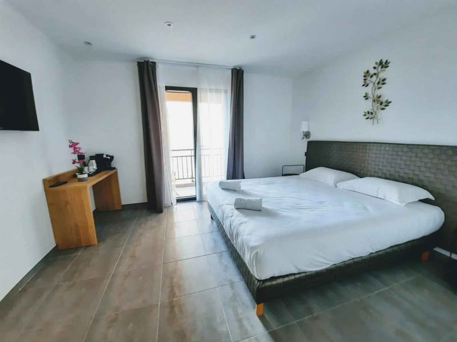 Bed in Hôtel Casa Mea