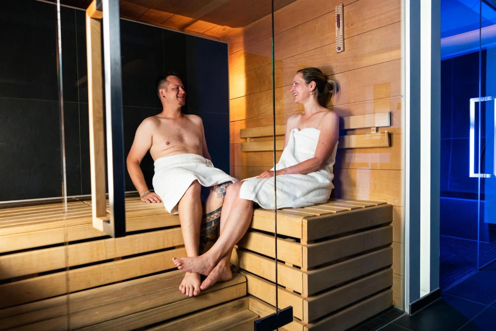 Sauna in Hotel Arc-en-ciel Gstaad