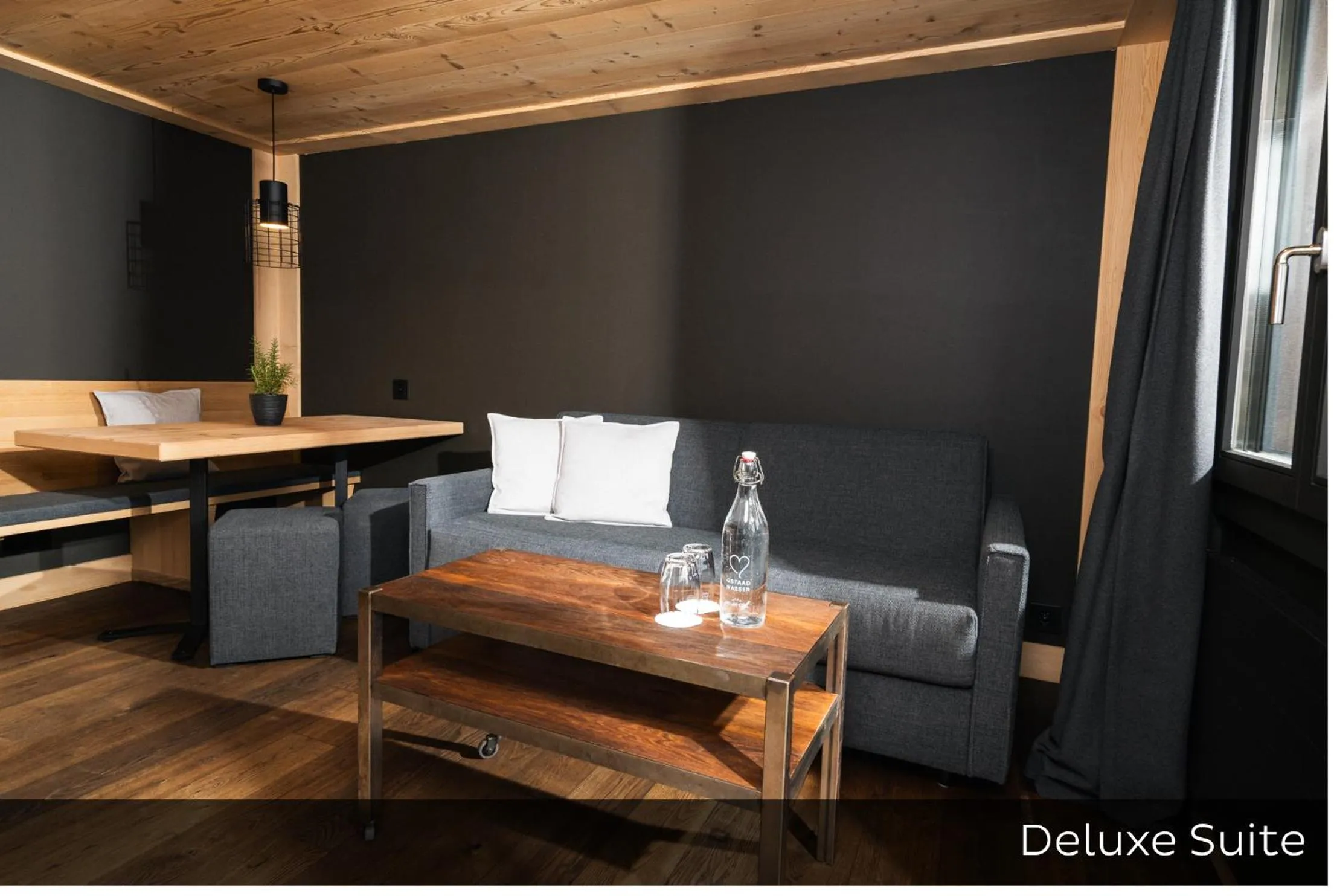 Living room in Hotel Arc-en-ciel Gstaad