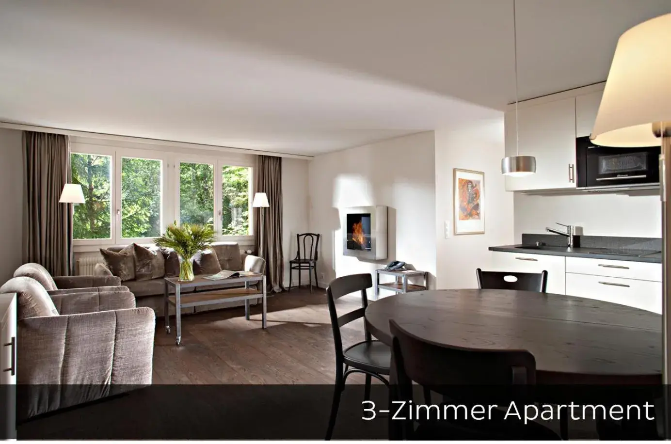 Two-Bedroom Apartment in Hotel Arc-en-ciel Gstaad Two-Bedroom Apartment in Hotel Arc-en-ciel Gstaad