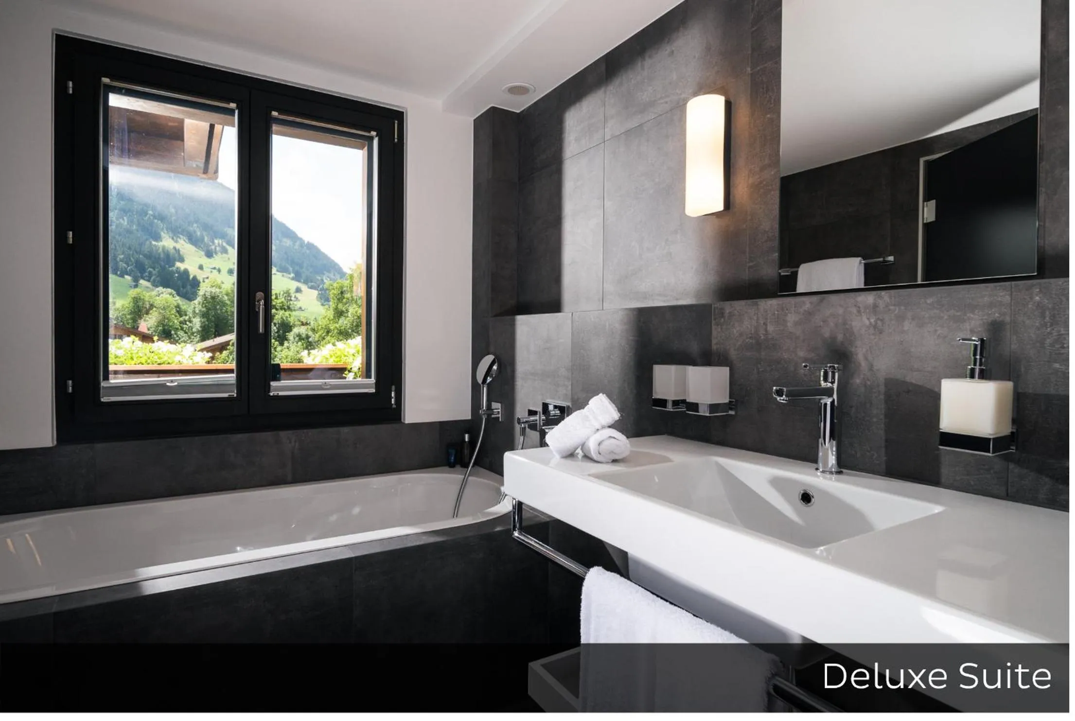 Bathroom in Hotel Arc-en-ciel Gstaad
