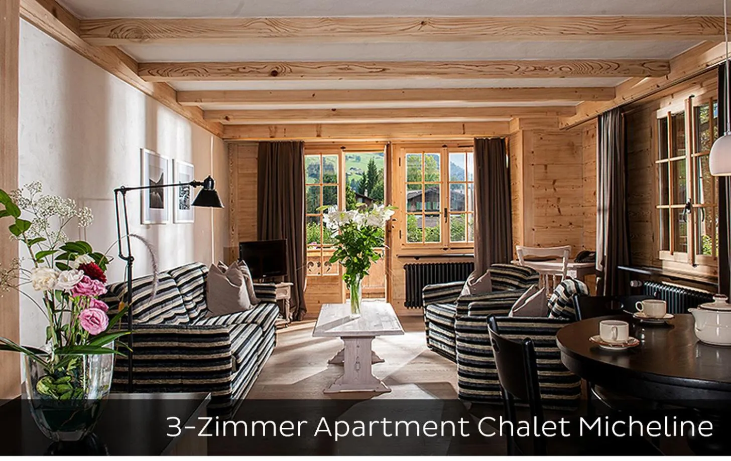 Living room in Hotel Arc-en-ciel Gstaad