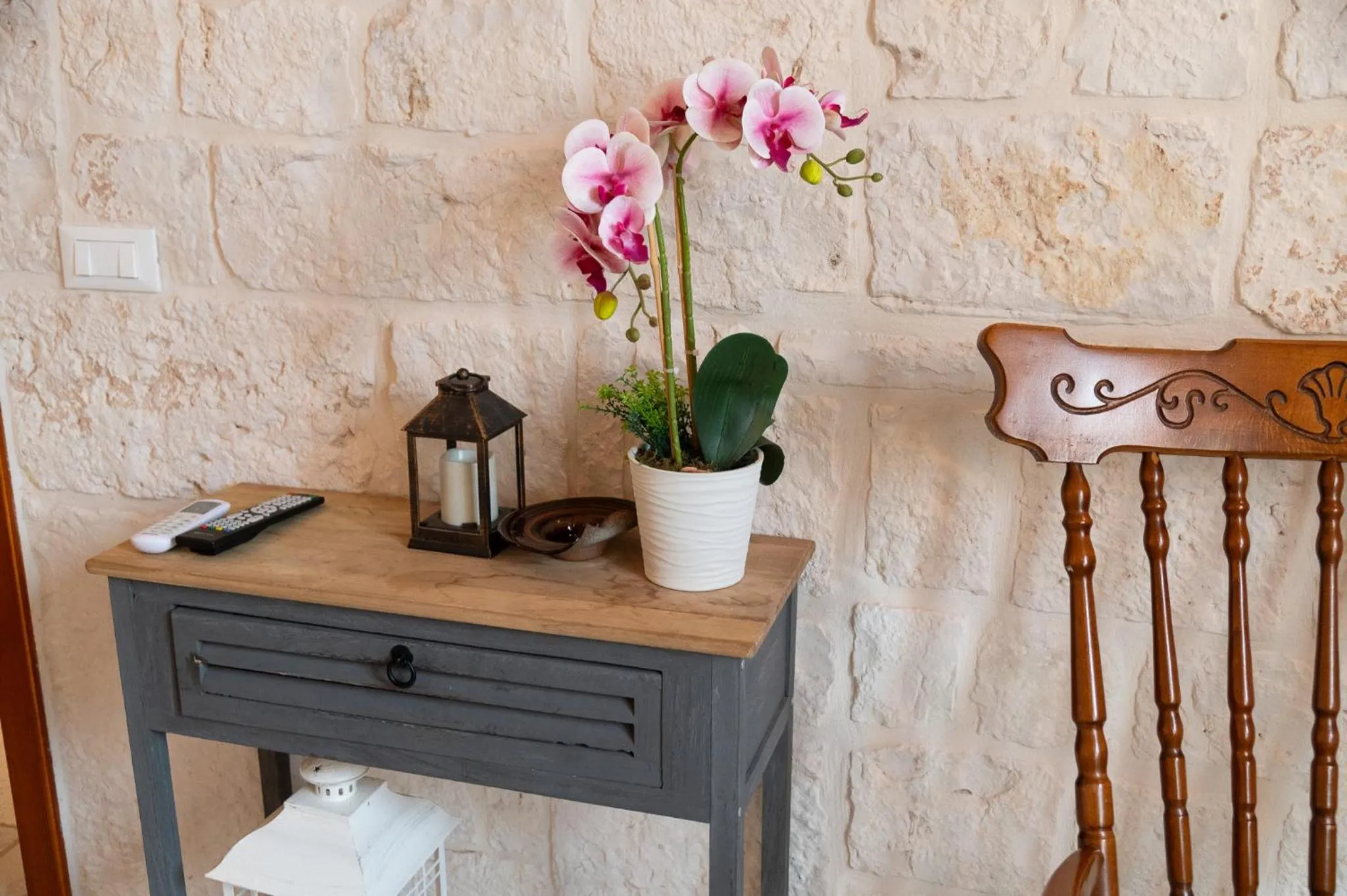 Decorative detail in B&B Pietra Rosa