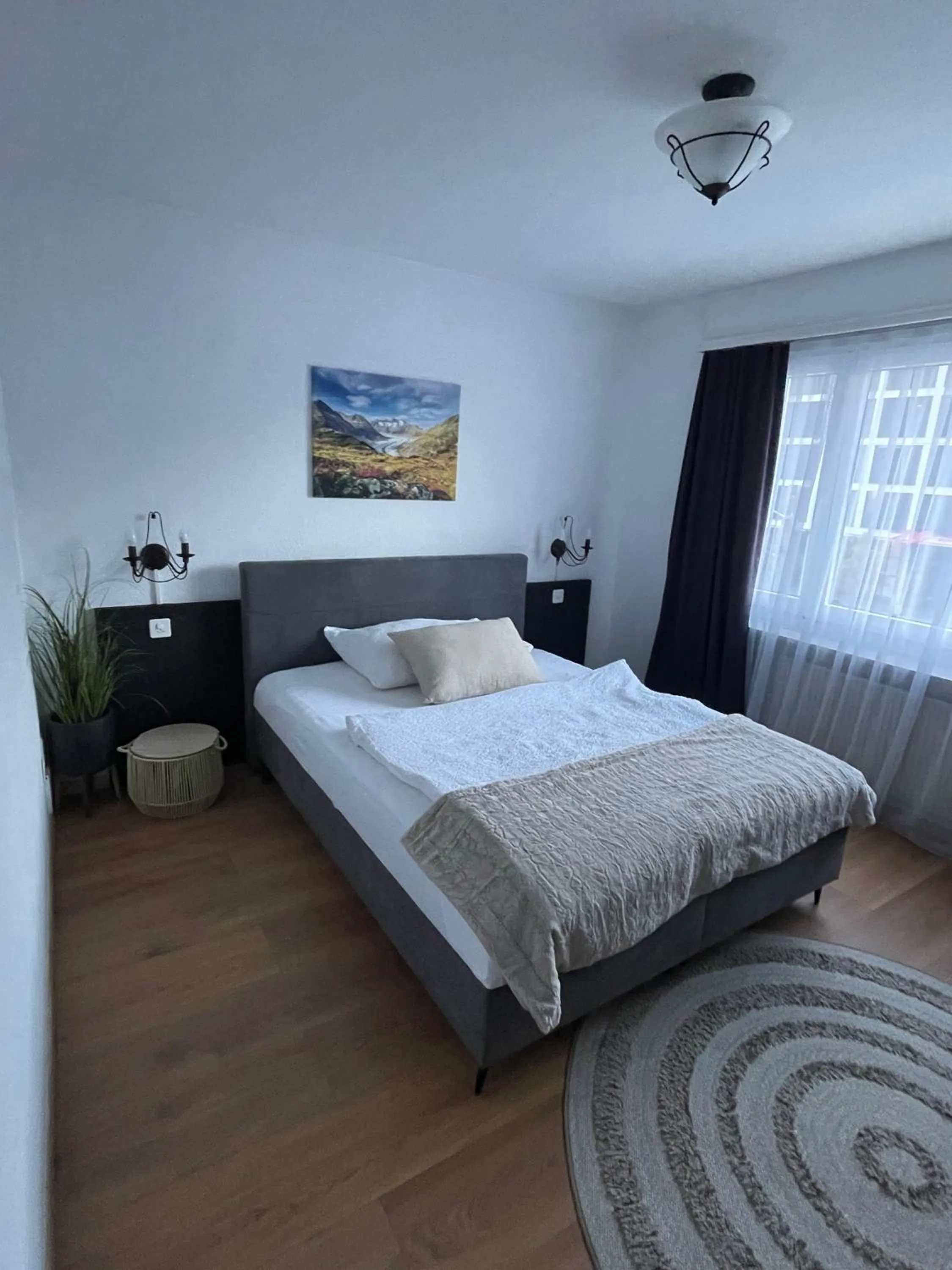 Bed in Hotel Europe Brig