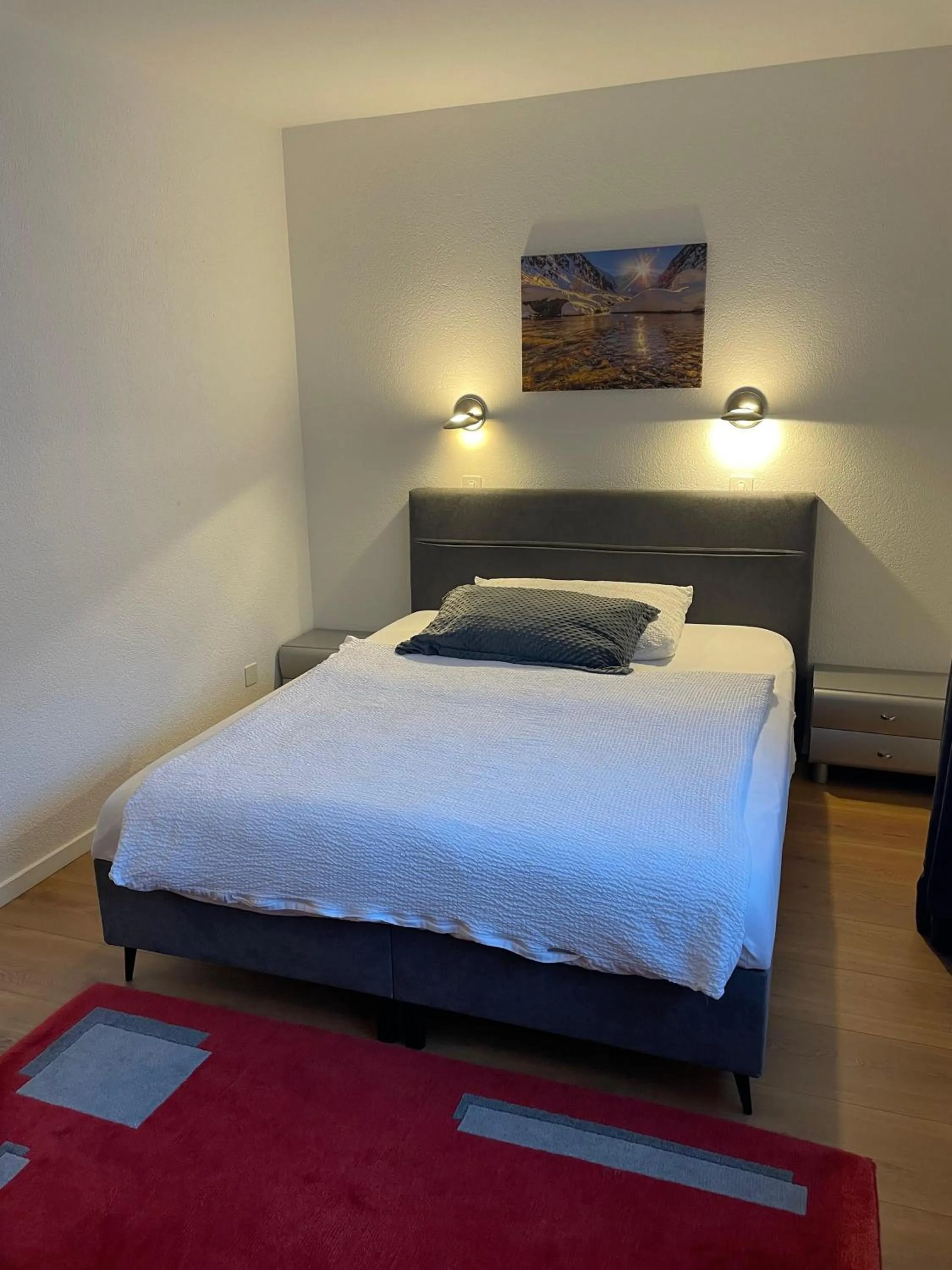 Bed in Hotel Europe Brig