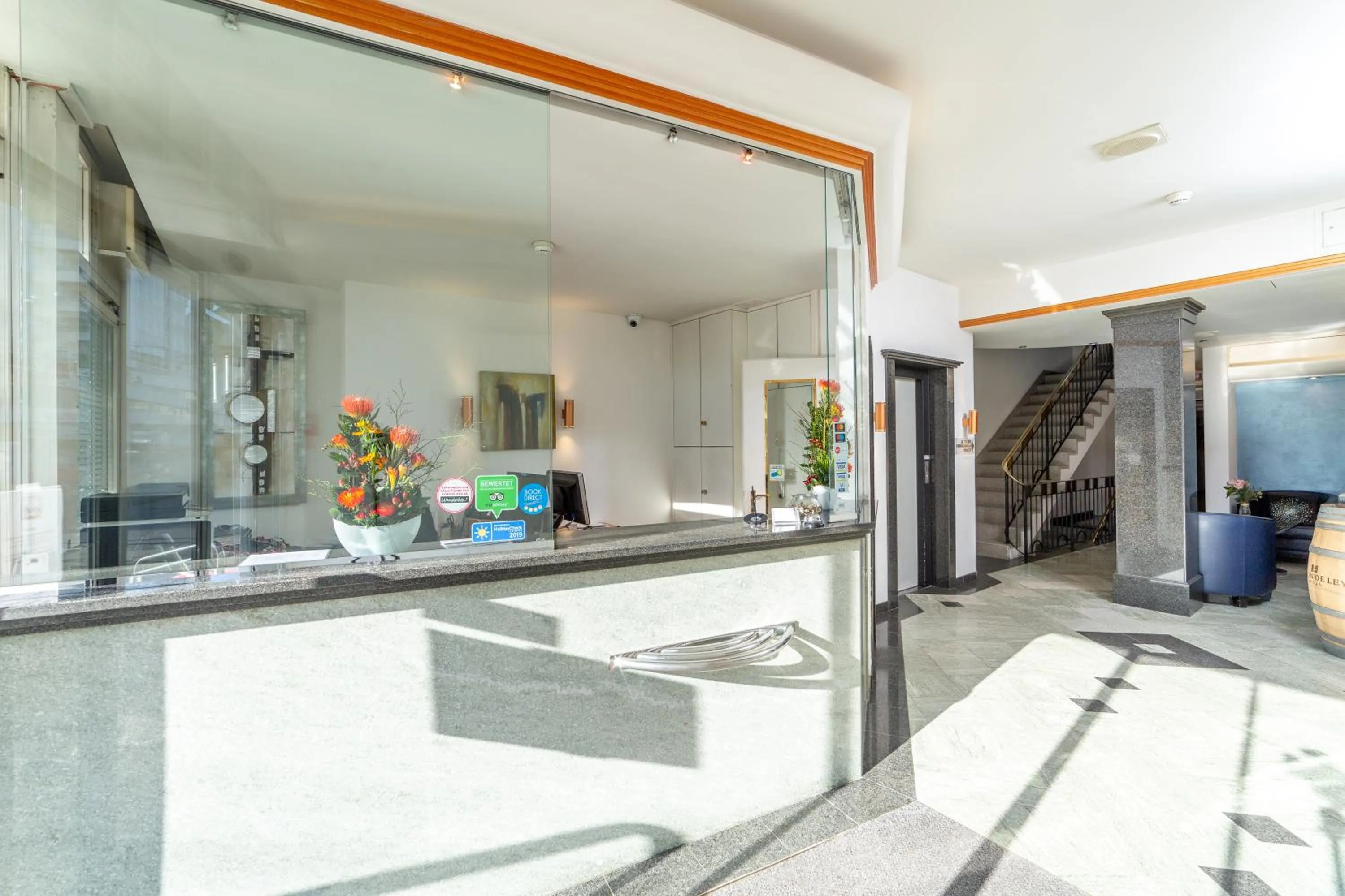 Lobby or reception in Hotel Alfa