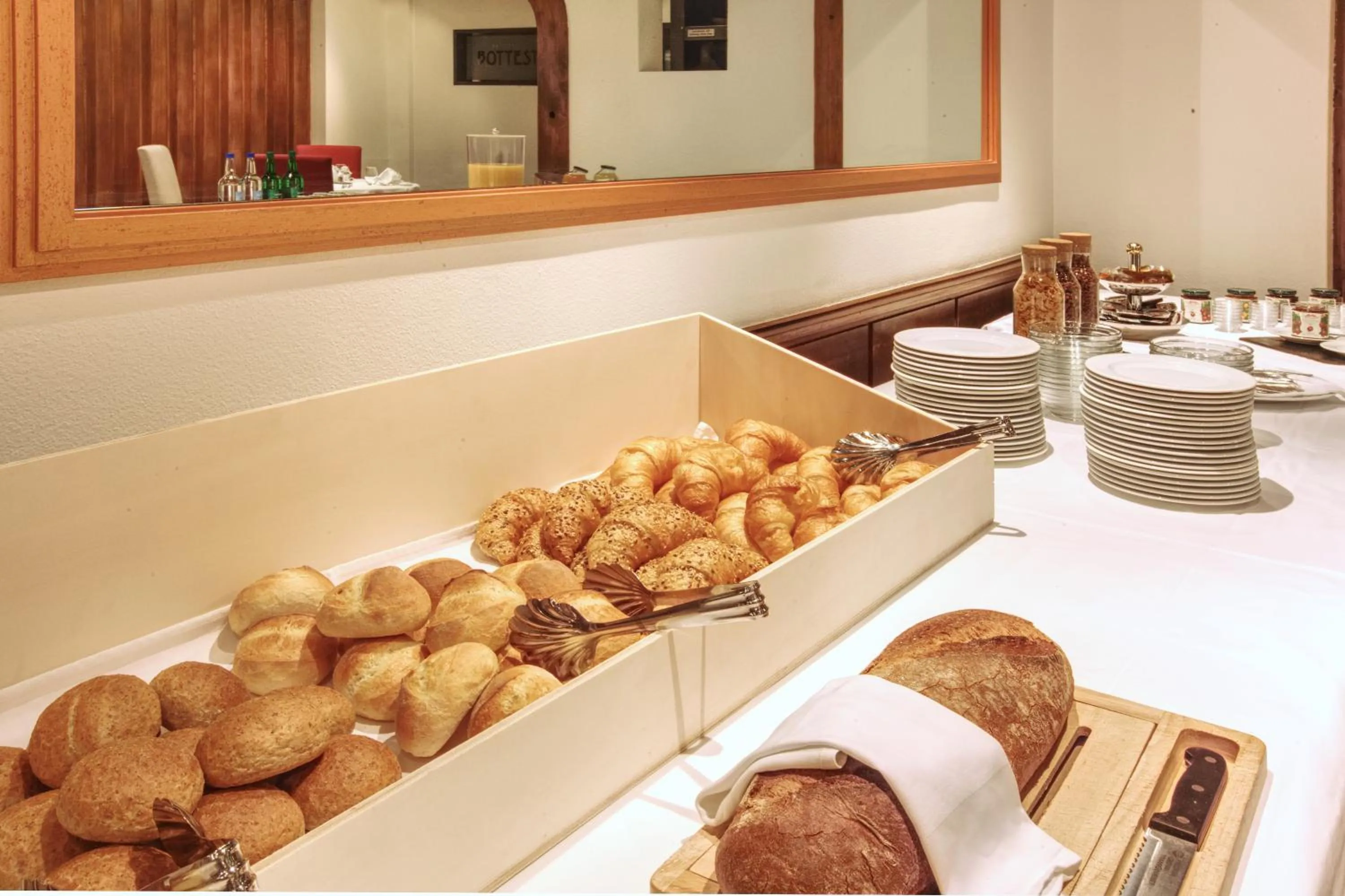 Buffet breakfast in Hotel Alfa