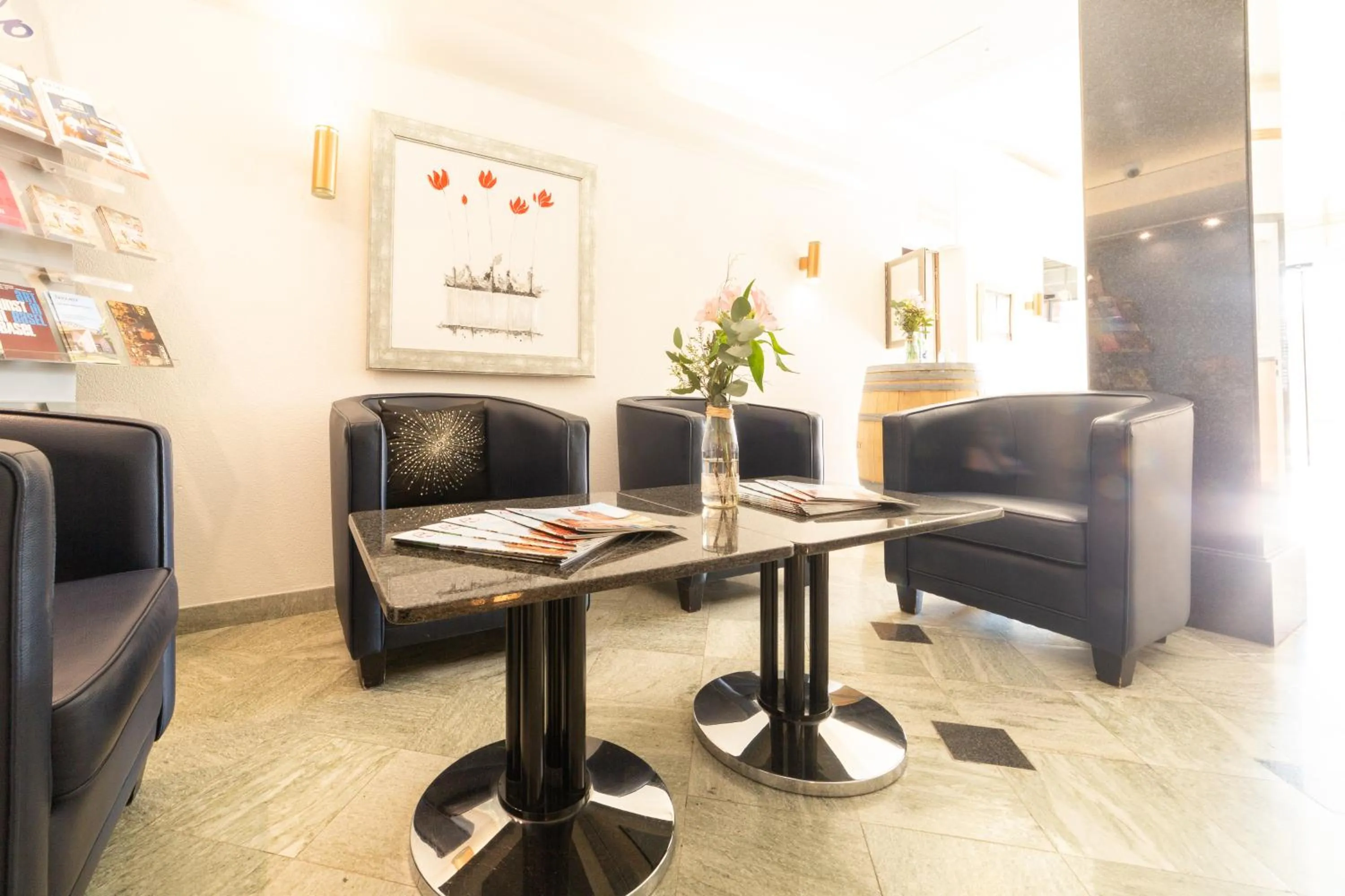 Seating area in Hotel Alfa