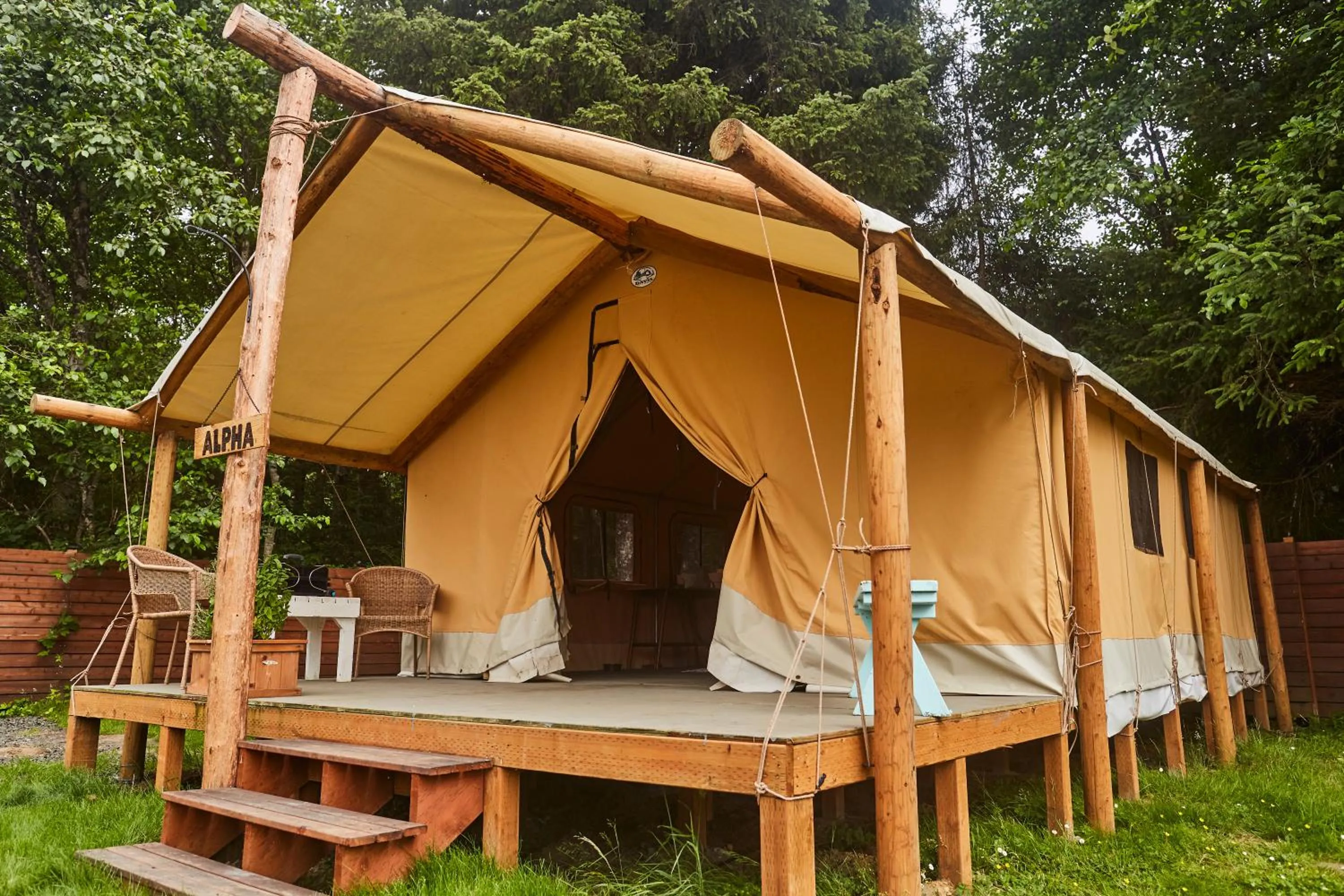 Patio in Pacific Dunes Resort