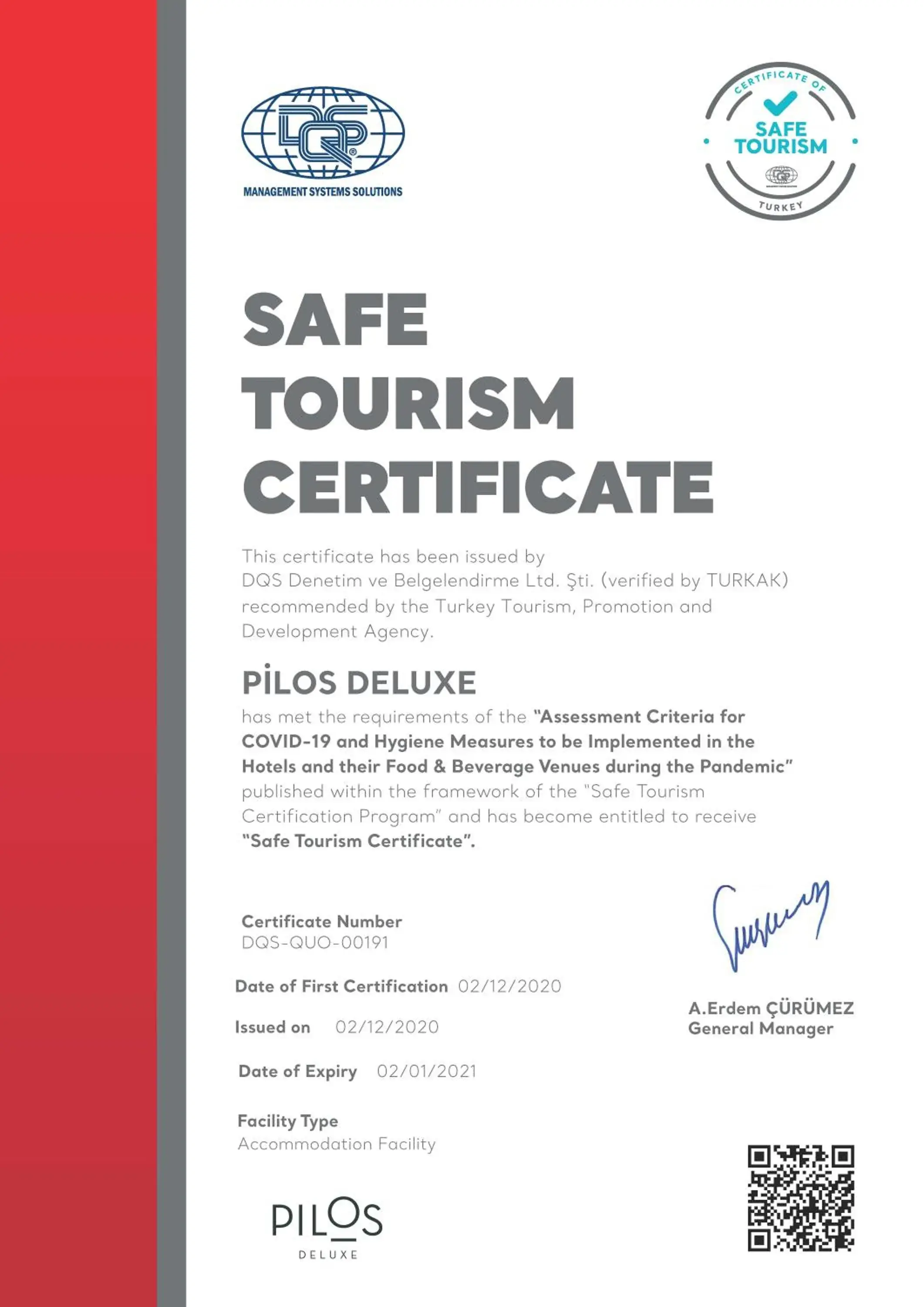 Logo/Certificate/Sign in Pilos Suites Logo/Certificate/Sign in Pilos Suites
