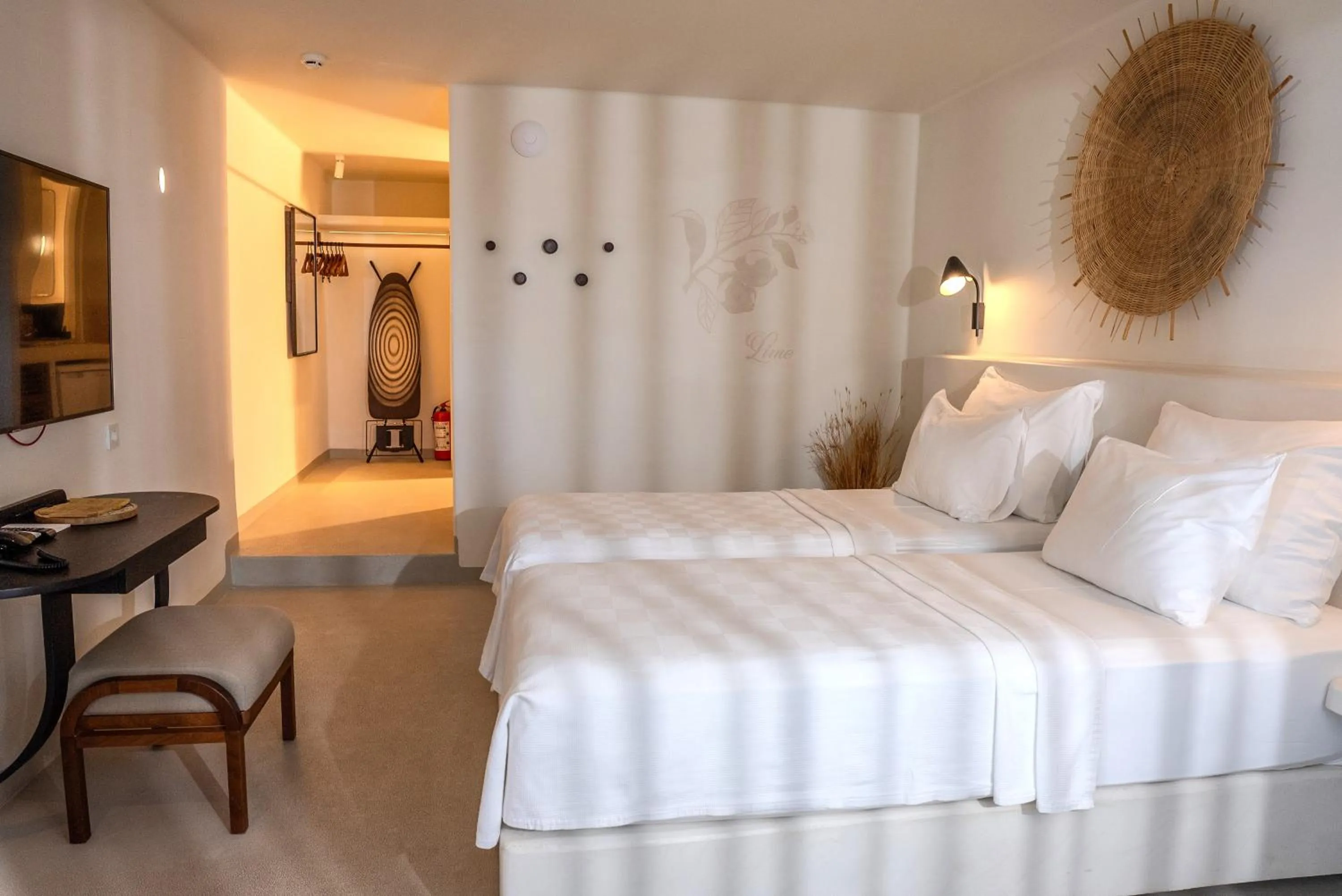 Living room in Pilos Suites