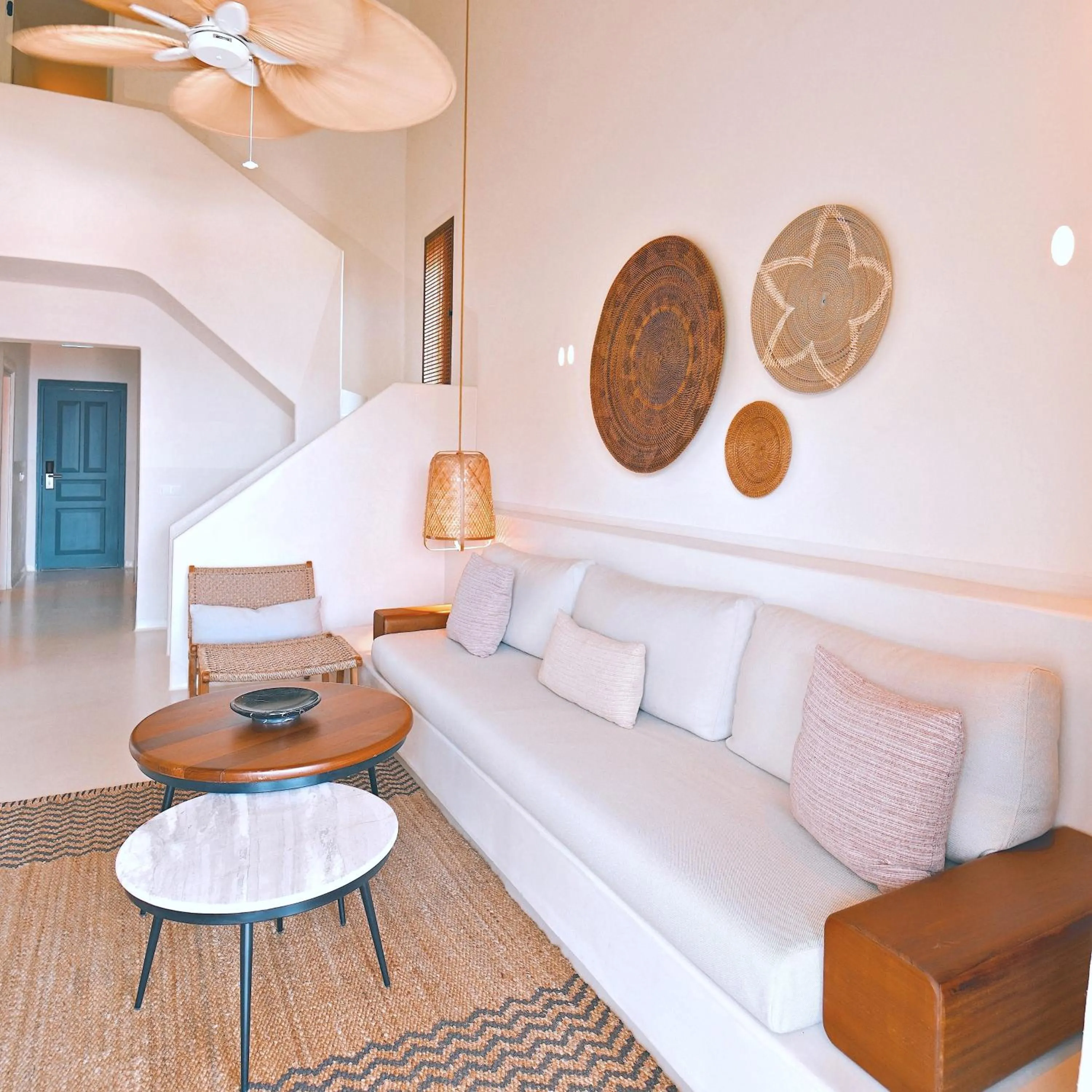 Living room in Pilos Suites